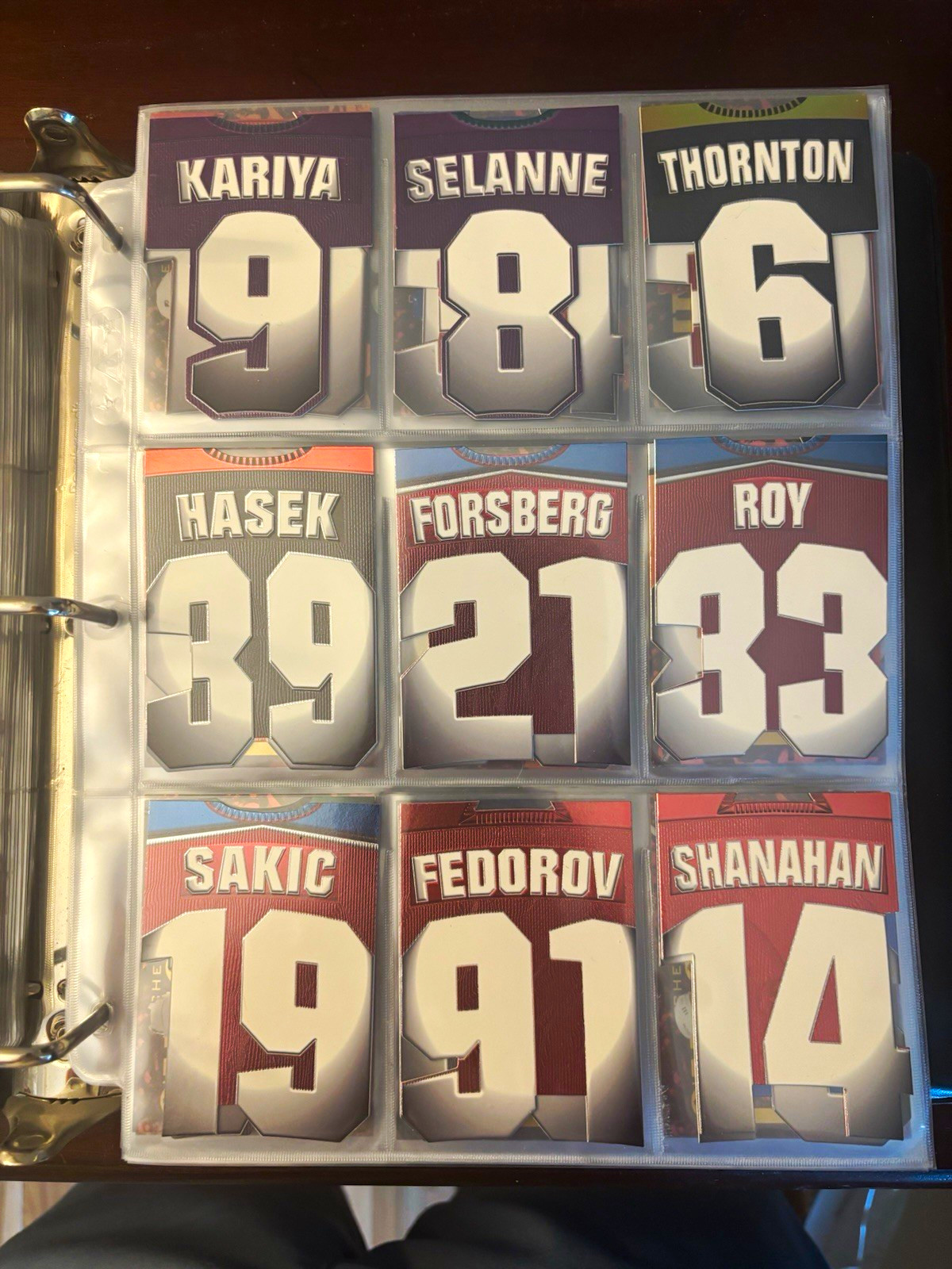 Pacific Paramount Big Numbers inserts NHL 1997-98 Full Set