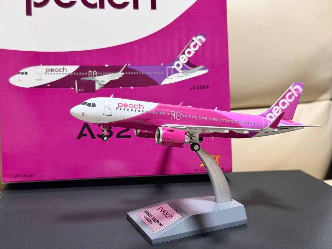 Jfox 1/200 Peach A320neo JA206P