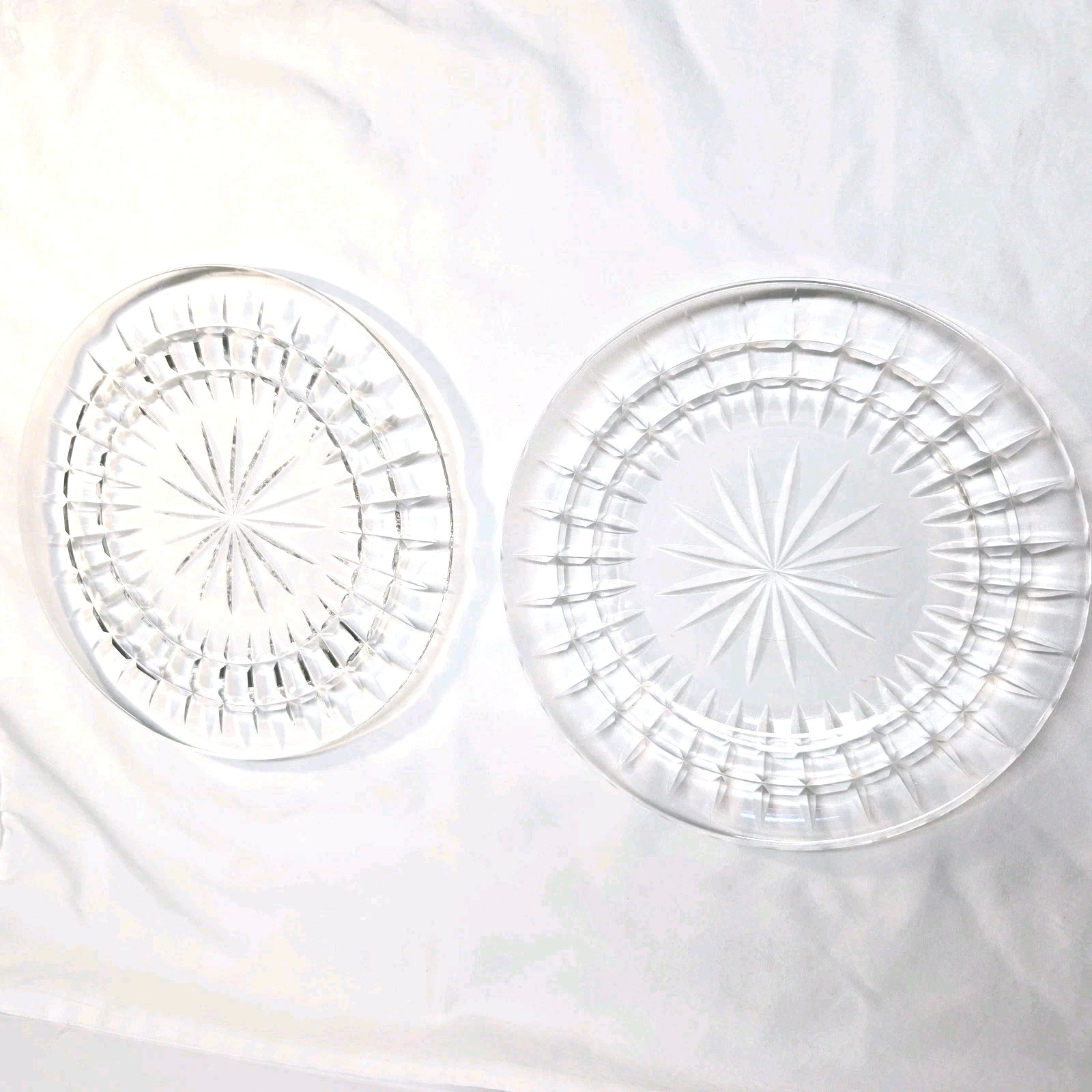 2 Waterford Crystal Glenmore Design 8-1/8\