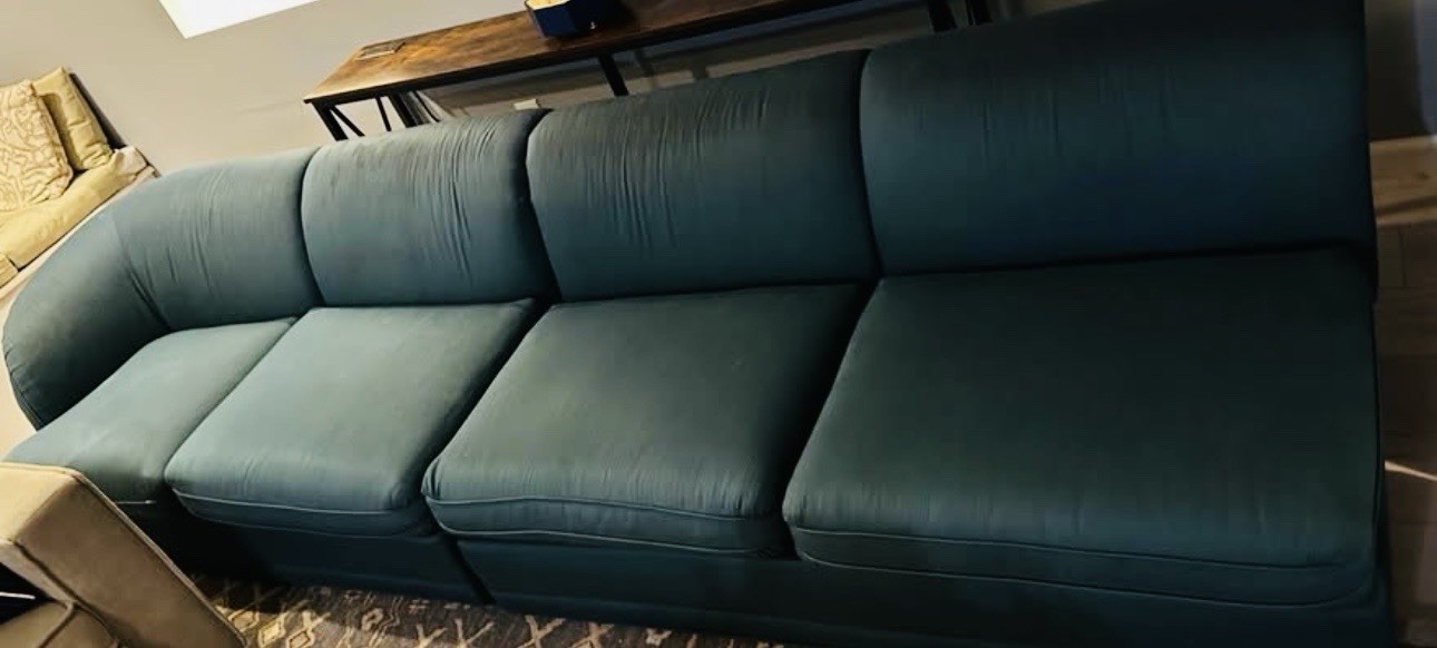 Vintage Bernhardt Flair 2-Piece Sectional Contemporary MCM Sofa