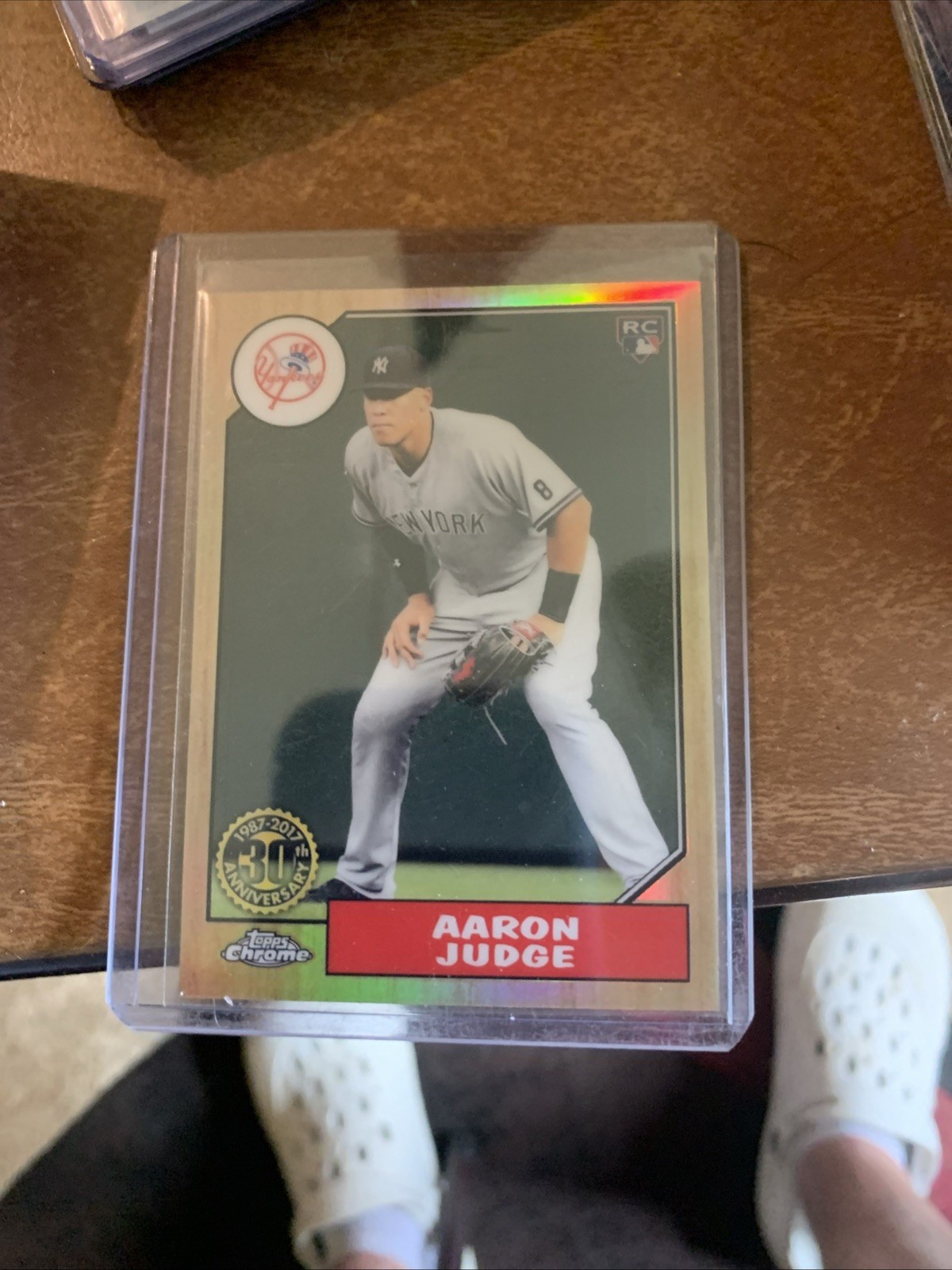 2017 Topps Chrome - 1987 Design Aaron Judge #87T-8 (RC) SILVER 2017 Topps Chrome - 1987 Design Aaron Judge #87T-8 (RC) SILVER