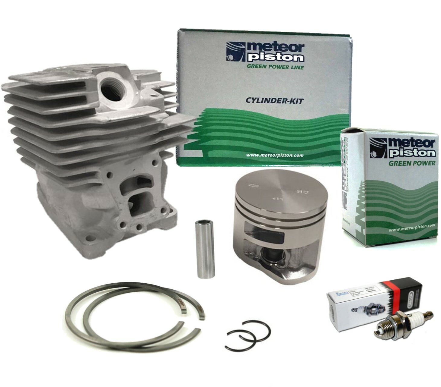 Meteor Cylinder Piston Kit for Stihl MS362 47mm replaces 1140 020 1200 Italy 
