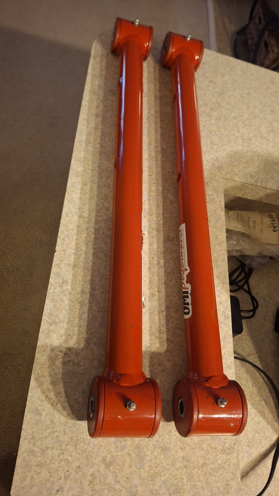 UMI Performance 64-72 GM A-Body Chevelle Tubular Lower Control Arms Pair - Red
