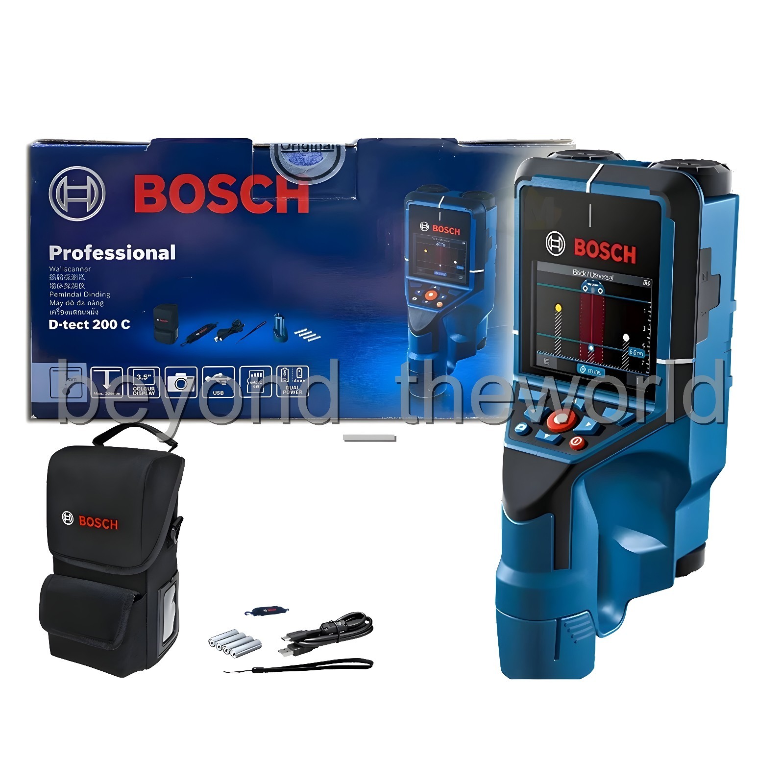 BOSCH D-tect 200 C Wall Floor Scanner / Professional Detector ⭐Tracking⭐