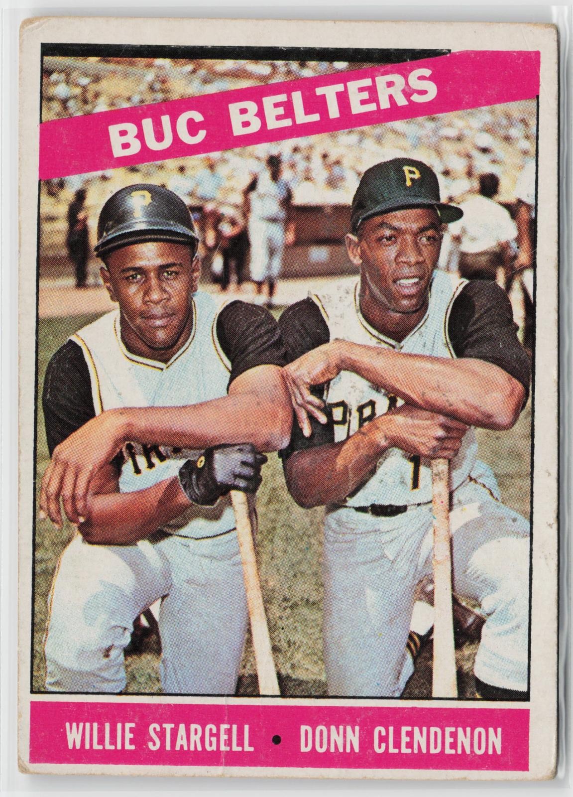1966 Topps #99 Buc Belters (Willie Stargell / Donn Clendenon)