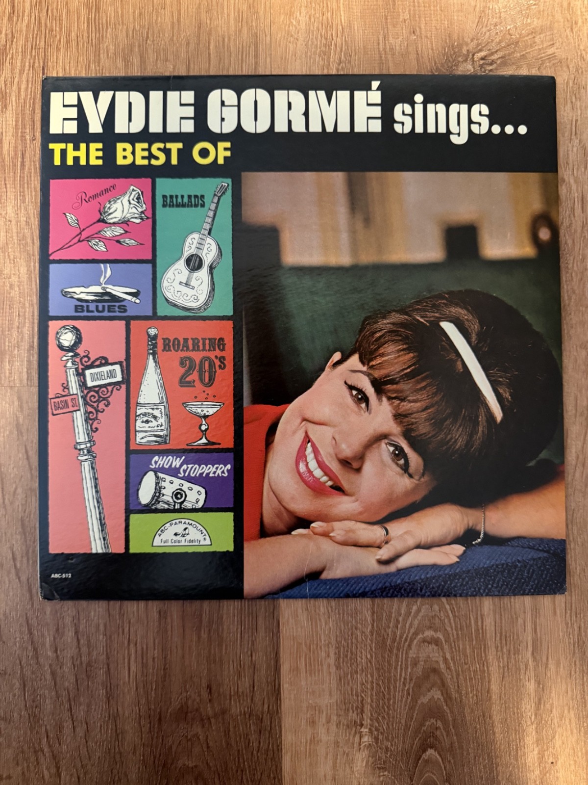 Eydie Gorme Sings The Best Of Romance Ballads Blues ABC-Paramount ABC-512 Vinyl