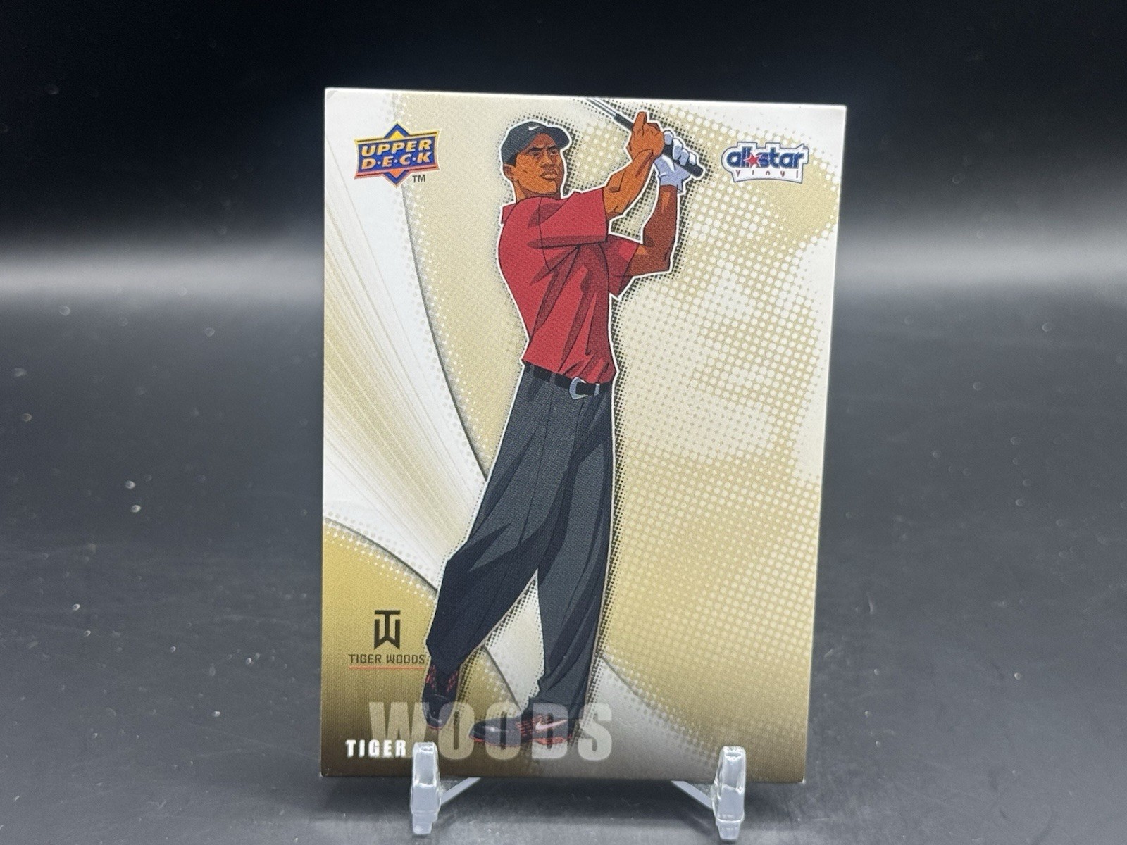 2008 Upper Deck All Star Vinyl Tiger Woods SSP Anime Manga #TW01 