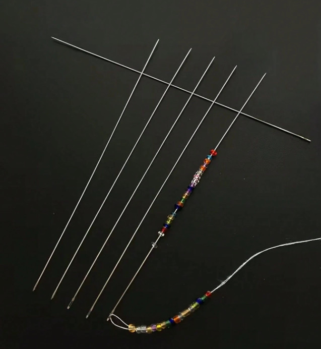 10PCS Ultra Fine Beading Needles Seed Bead DIY Necklace Bracelet Craft Needles
