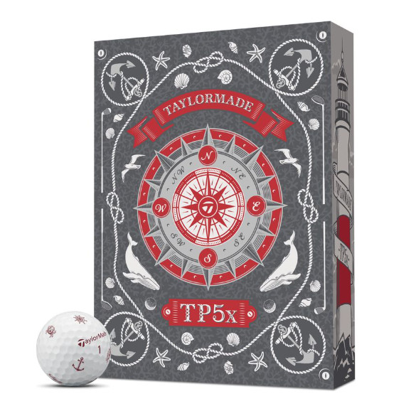 Hot Selling TaylorMade Sailor's Point TP5x pix Golf Balls - TP5x