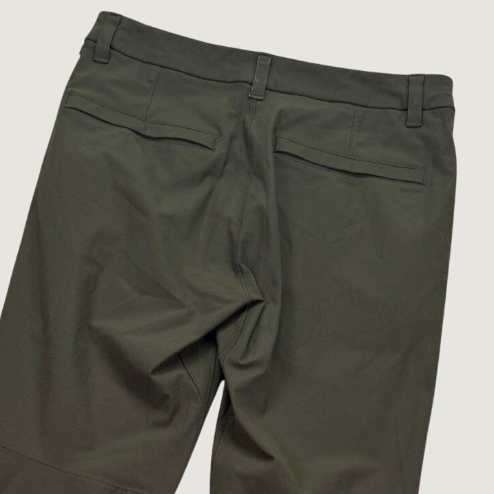 Lululemon Mens 30 ABC Slim Fit Pant Dark Olive Green Performance Chino