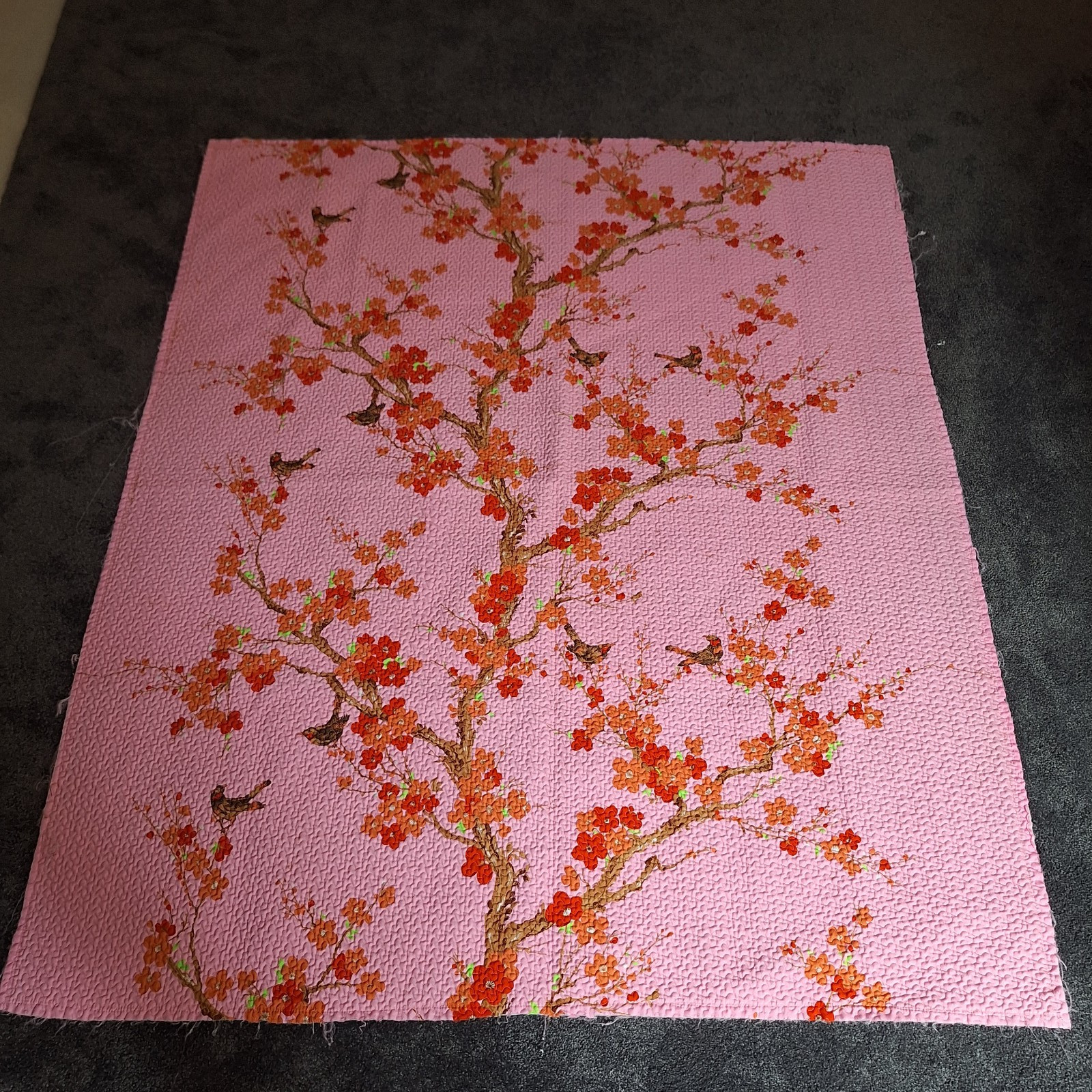 Quilt Vintage Unfinished Pink Quilt Vintage Unfinished Pink