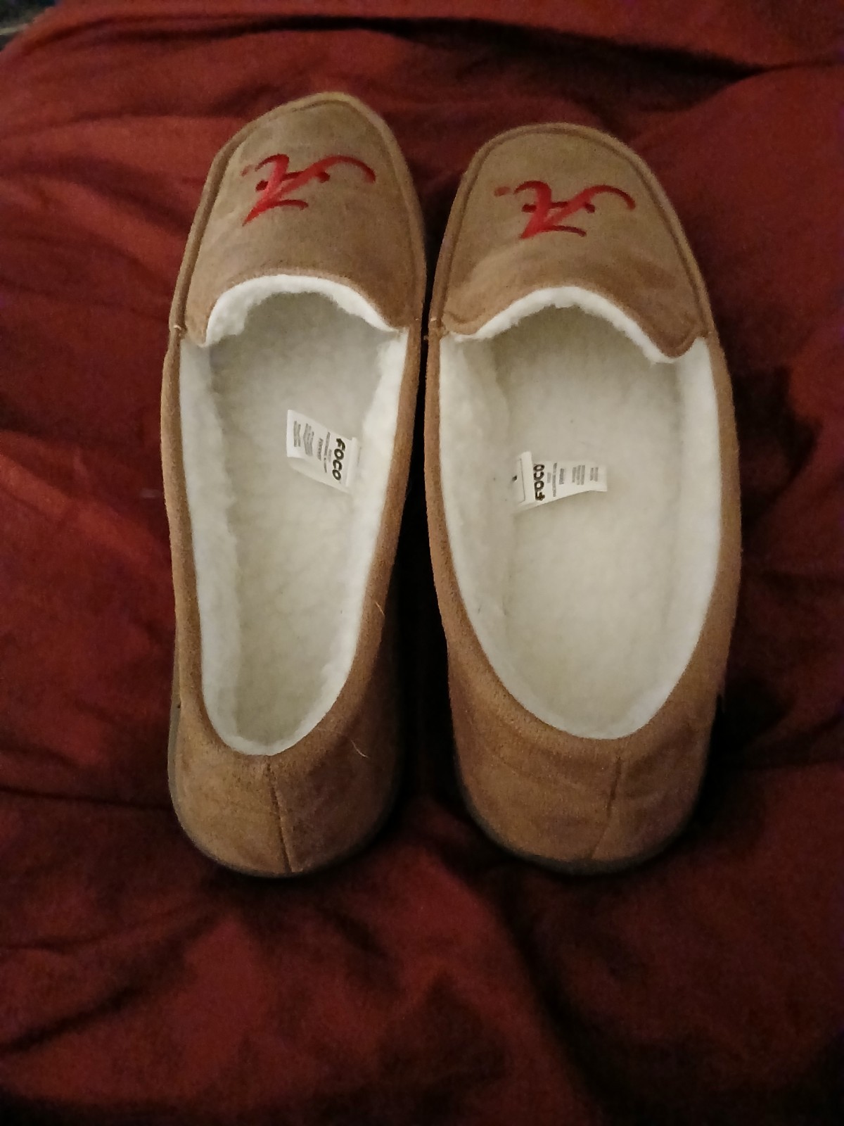 Alabama Crimson Tide Roll Tide NCAA Football Sports Brown Slippers Mens 11/12 Alabama Crimson Tide Roll Tide NCAA Football Sports Brown Slippers Mens 11/12