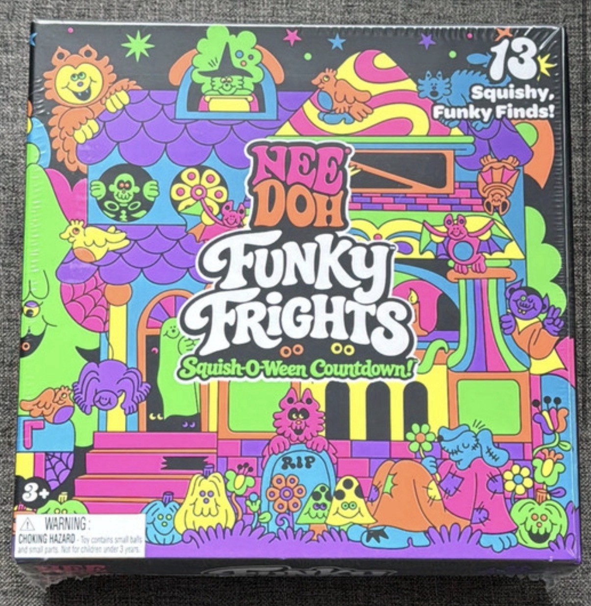 Authentic Schylling Needoh Funky Frights Squish-o-ween Countdown 13 Pc New Authentic Schylling Needoh Funky Frights Squish-o-ween Countdown 13 Pc New