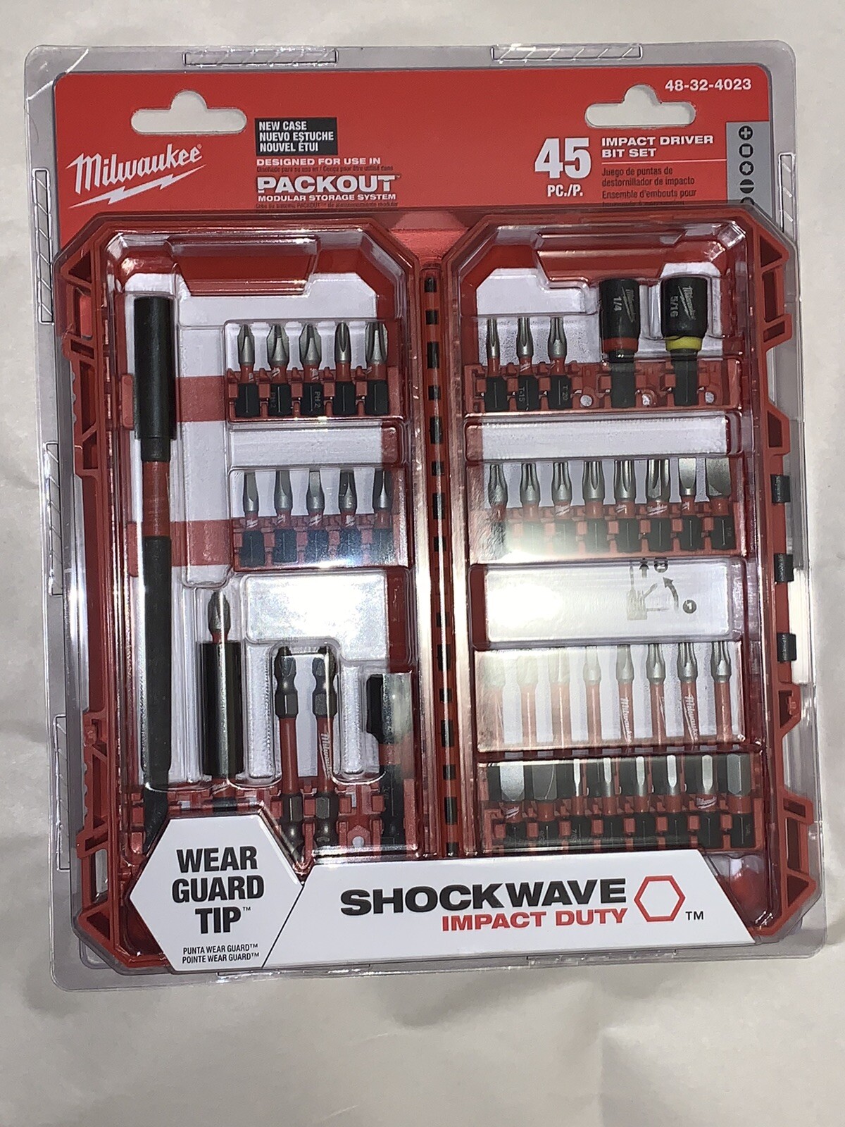 Milwaukee 48-32-4023 SHOCKWAVE Impact Duty Steel Driver Bit Set (45-Piece) Milwaukee 48-32-4023 SHOCKWAVE Impact Duty Steel Driver Bit Set (45-Piece)