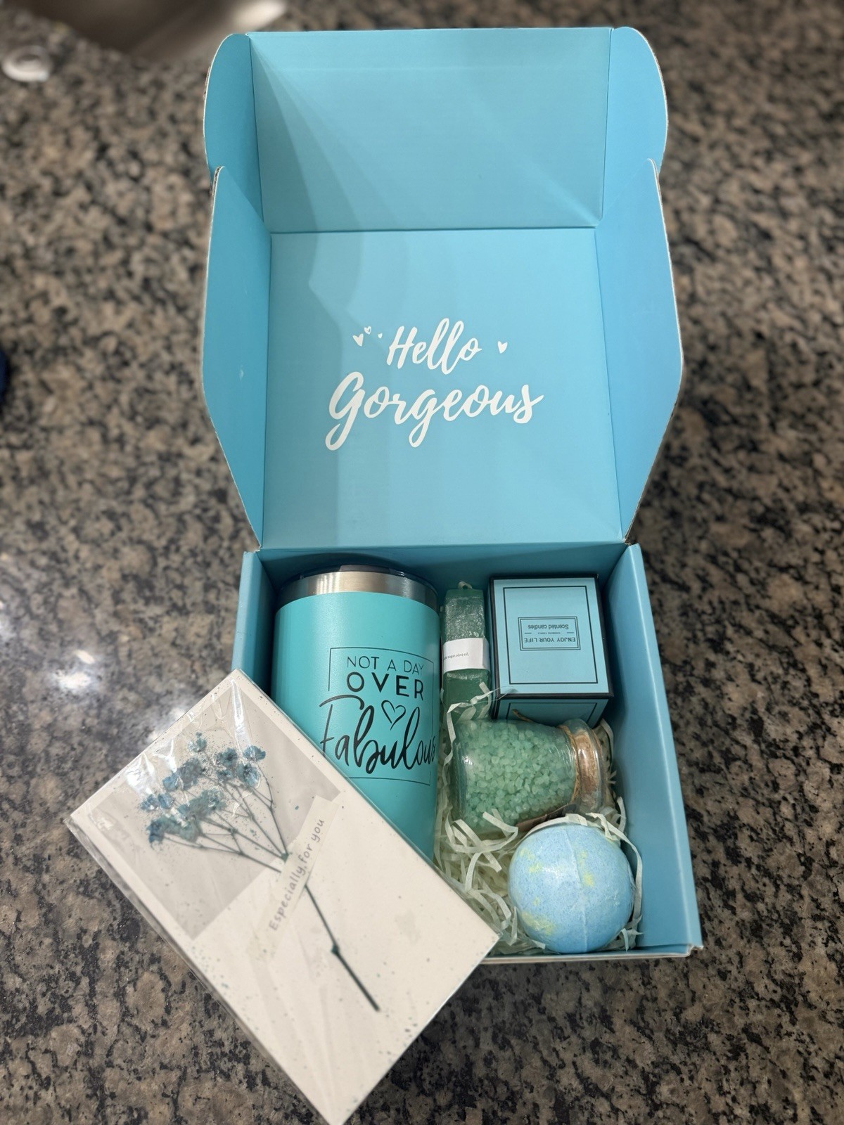 Hello Gorgeous Spa Gift Set For Women Not A Day Over Fabulous Tumbler Birthday