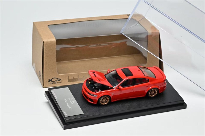 1:64 2023 Charger SRT Hellcat Diecast Model Car Collector Gifts Desk Display New