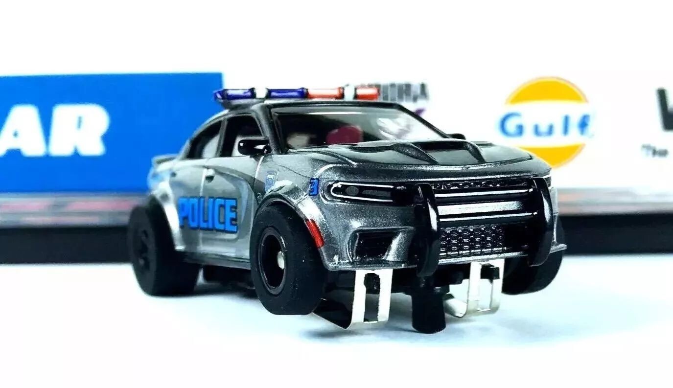 Ho Slot Cars, Police Interceptor, Light Bar, Bull Bar, Auto World / AFX Type. Ho Slot Cars, Police Interceptor, Light Bar, Bull Bar, Auto World / AFX Type.