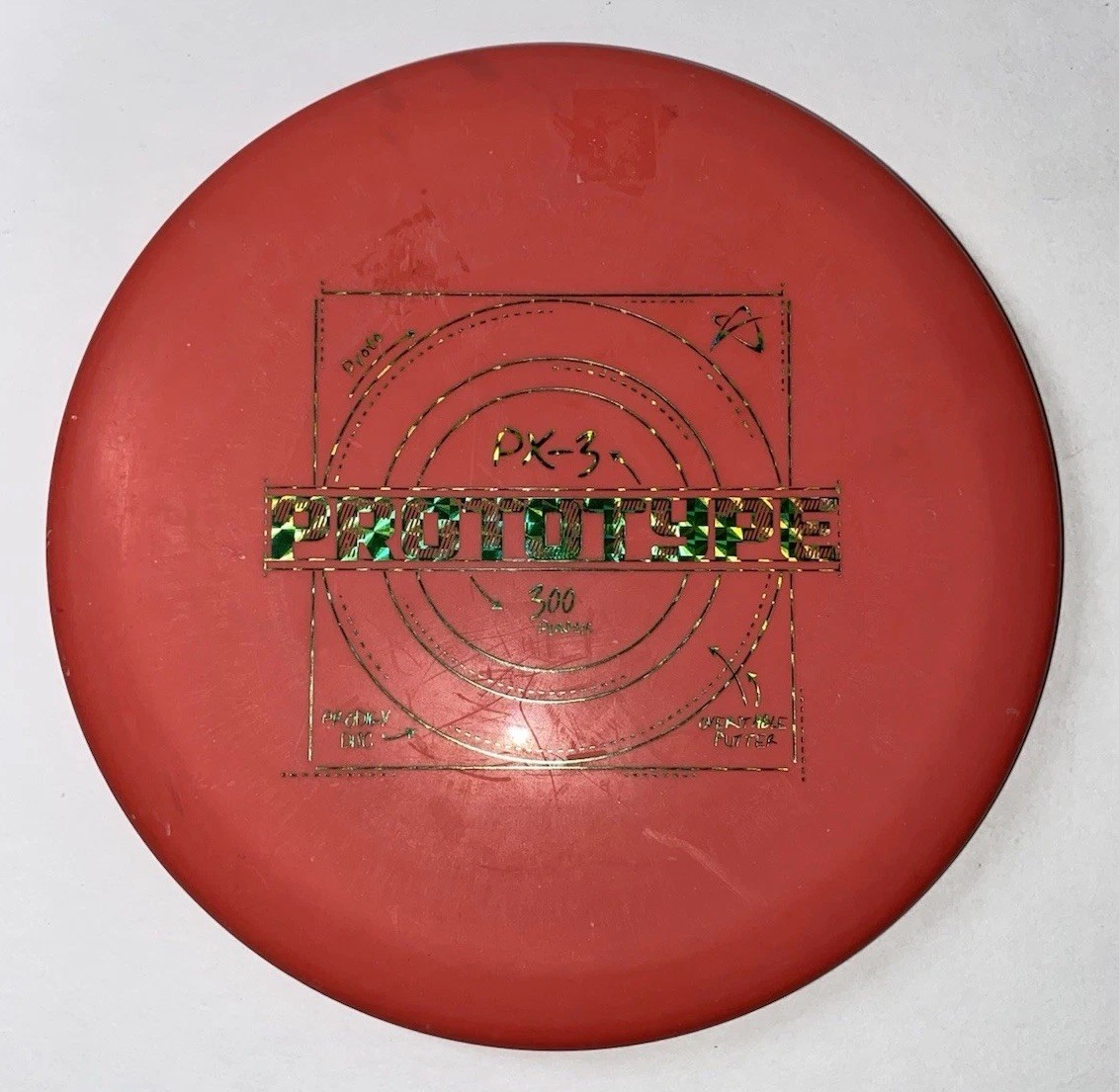 Prodigy 300 Prototype PX-3 Overstable Putter Disc Golf Disc 173 Grams Prodigy 300 Prototype PX-3 Overstable Putter Disc Golf Disc 173 Grams