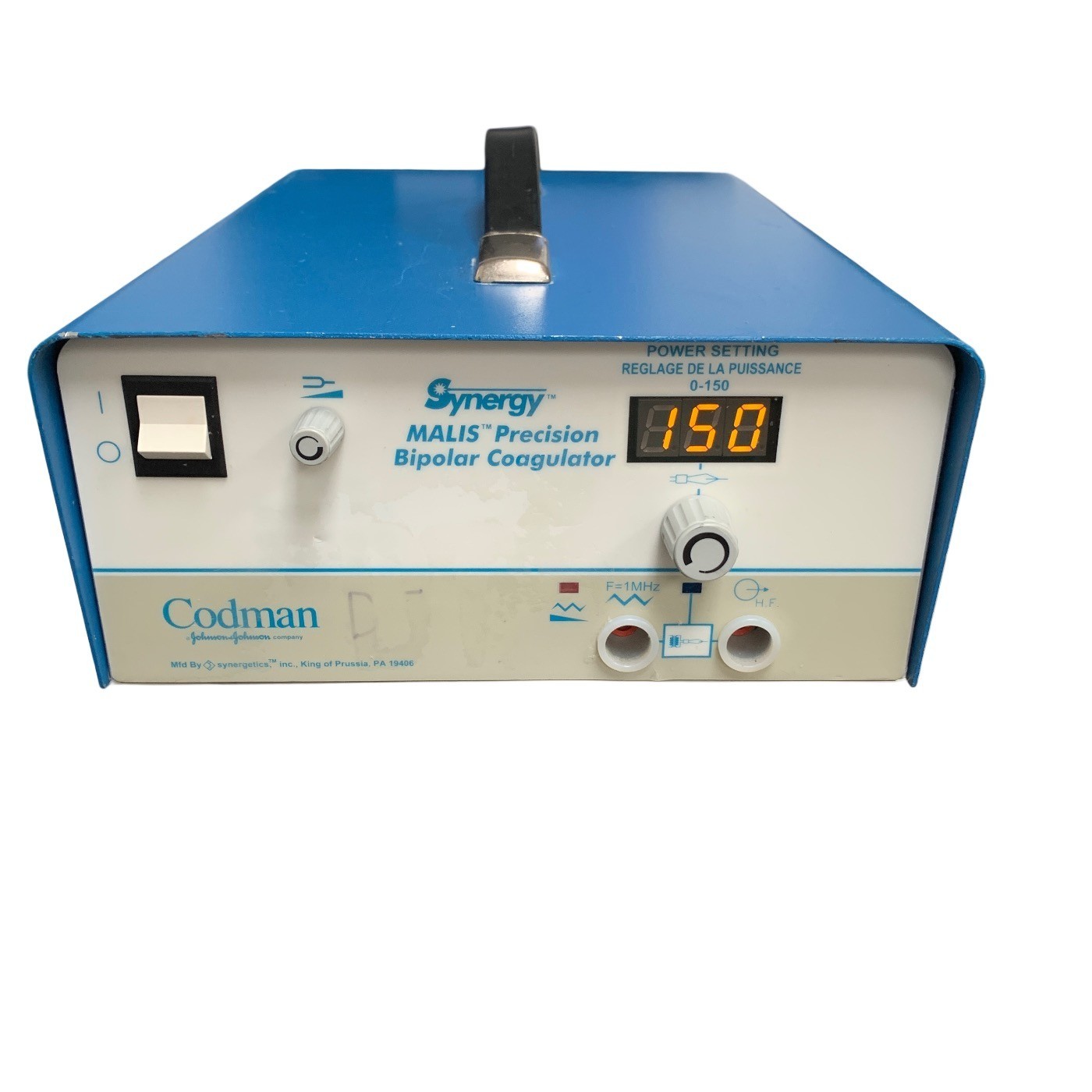 Codman 80-1187 Synergy Malis Precision Bipolar Coagulator Codman 80-1187 Synergy Malis Precision Bipolar Coagulator