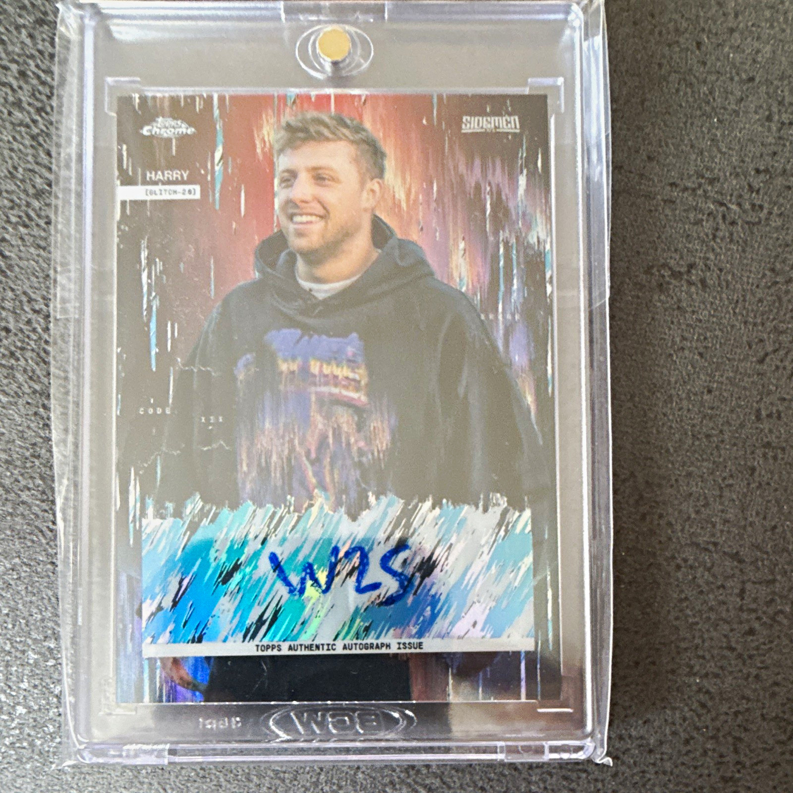 Topps 2020 Chrome Sidemen XIX Harry (Glitch-2.0) Auto AC5 02/99 Topps 2020 Chrome Sidemen XIX Harry (Glitch-2.0) Auto AC5 02/99
