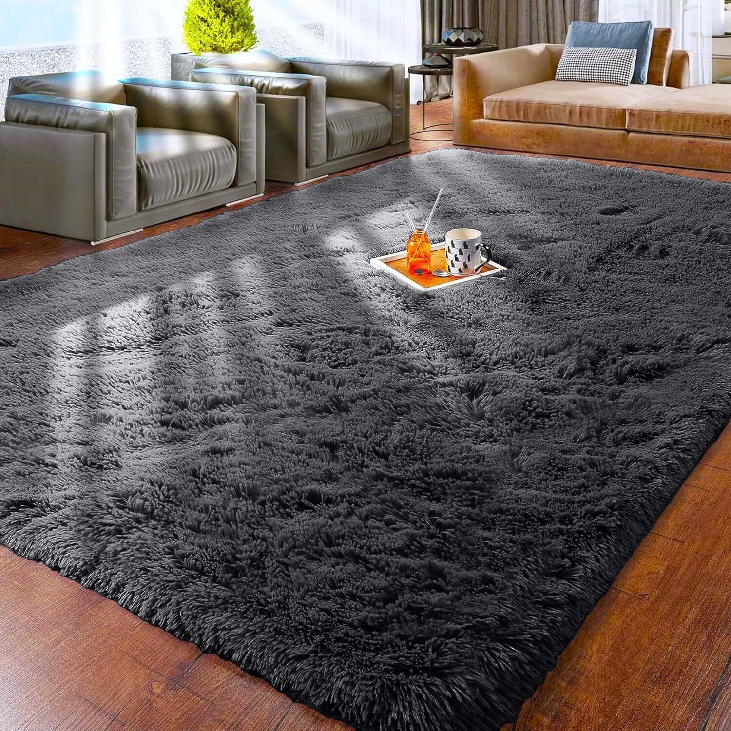 Soft Shaggy Runner Rug Long Hallway Carpet for Bedroom Living Room Indoor Use