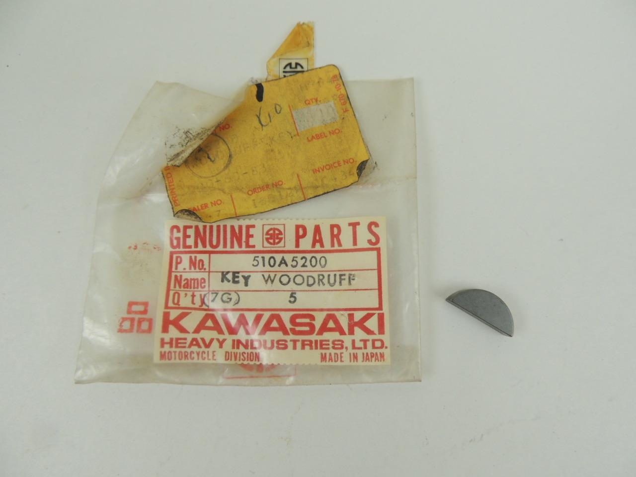 NOS 510A5200 Vintage Kawasaki 1969-95 JS550 JS440 Woodruff Key K108