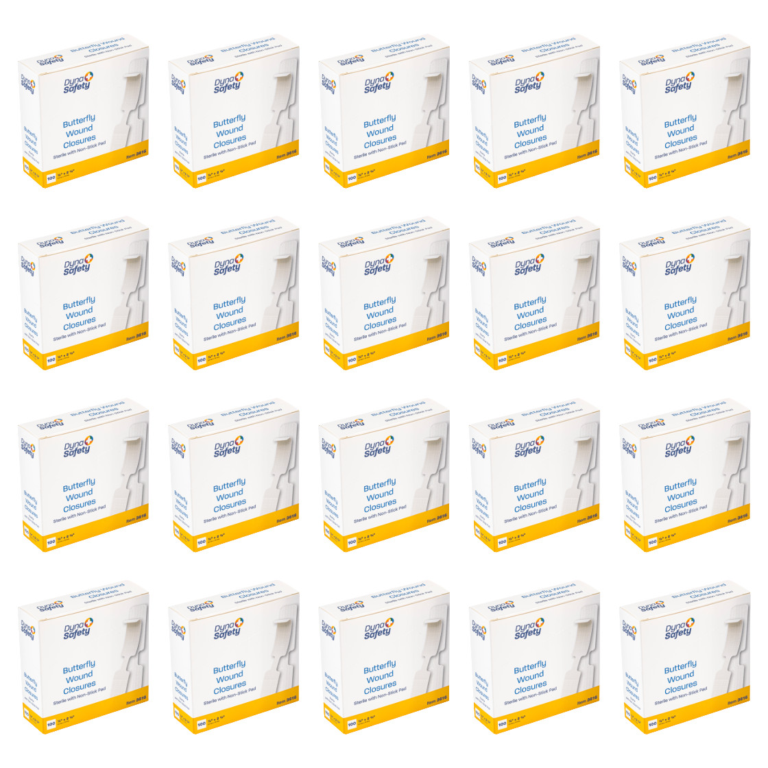 Dynarex Butterfly Wound Closure Sterile Bandages, ½ Dynarex Butterfly Wound Closure Sterile Bandages, ½