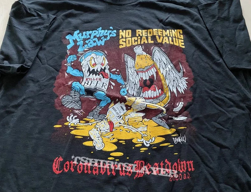 No Redeeming Social Value-murphys Law NO REDEEMING T-shirt MK838