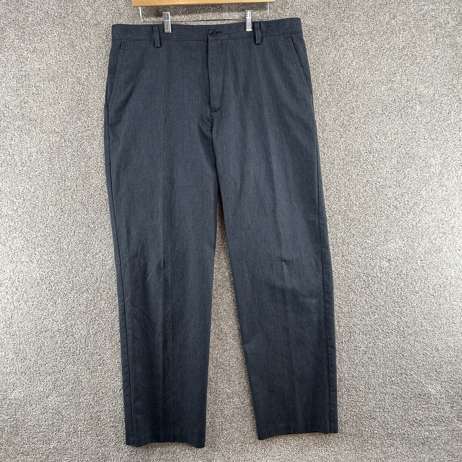 Dockets Men\'s Dress Pants Size 38 X 34 Blue Mid Rise Straight Leg Dockets Men\'s Dress Pants Size 38 X 34 Blue Mid Rise Straight Leg