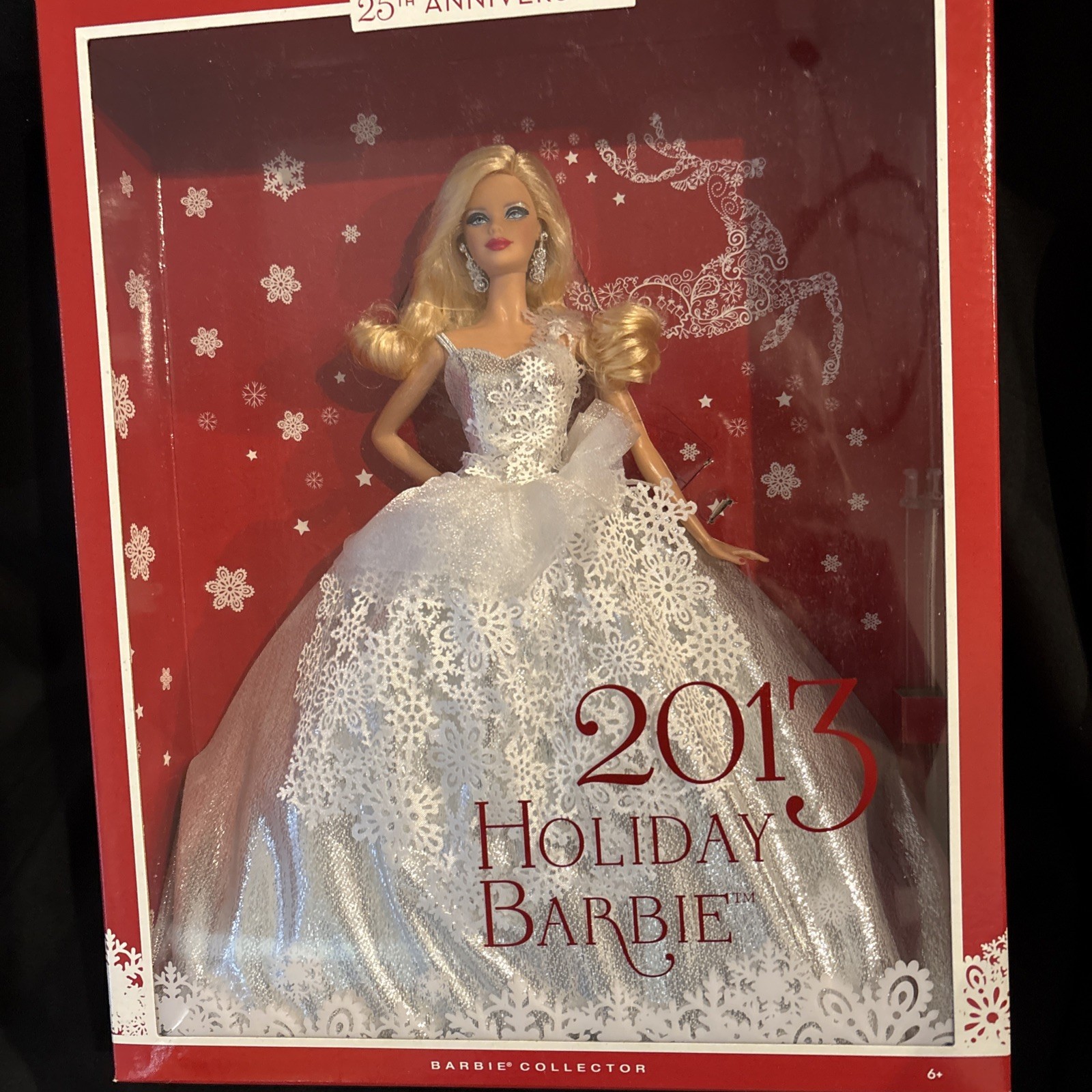Mattel 2013 Holiday Barbie 25th Anniversary Collector Doll X8271