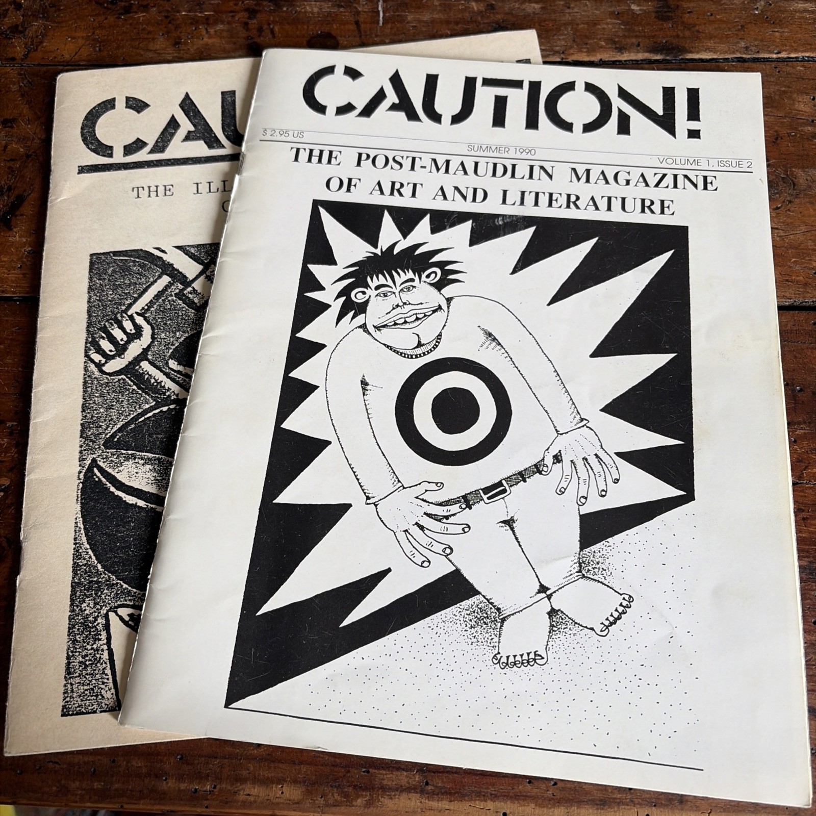 CAUTION Richmond VA Underground Art Poetry Zine 1989-90 Lot 2 Mauricio Cordero