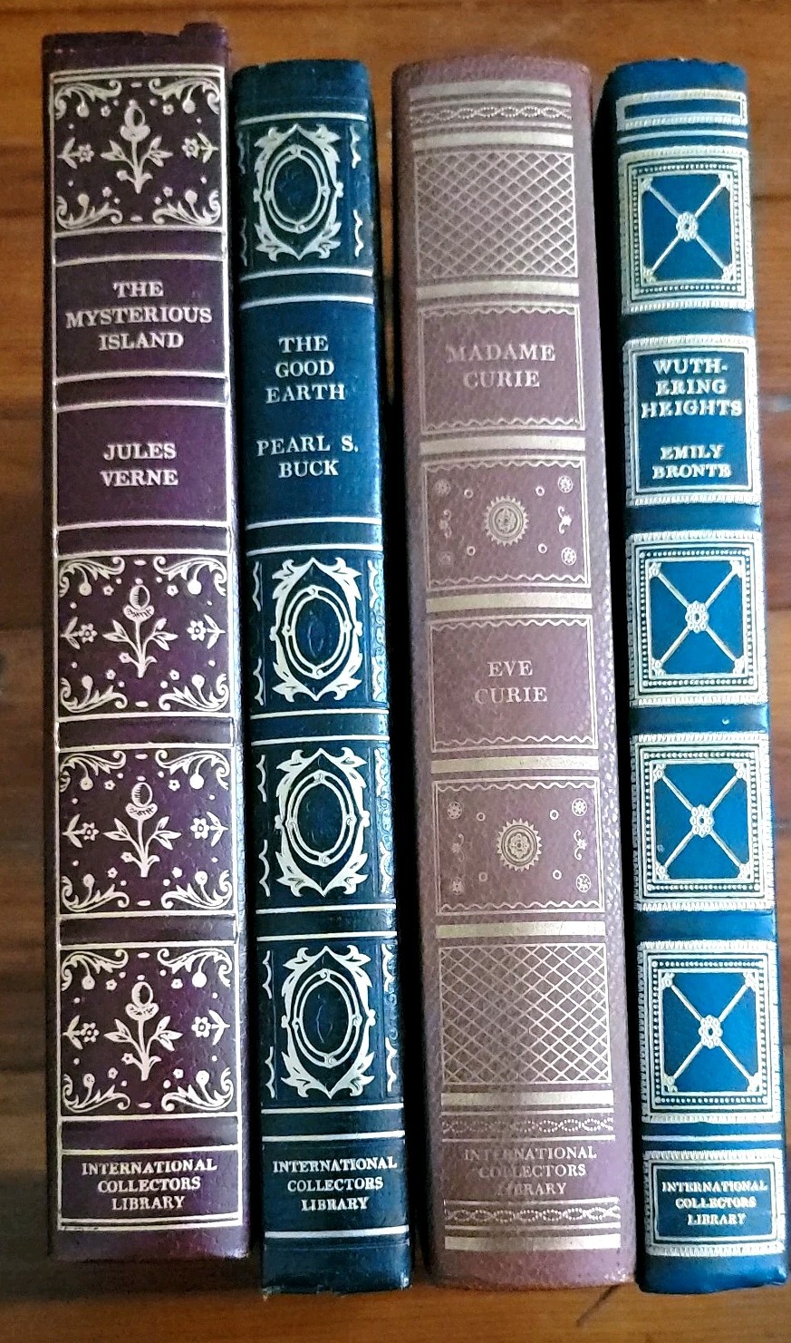 International Collectors Library HC Classic Set 4 Illustrated Jules Verne,Bronte International Collectors Library HC Classic Set 4 Illustrated Jules Verne,Bronte