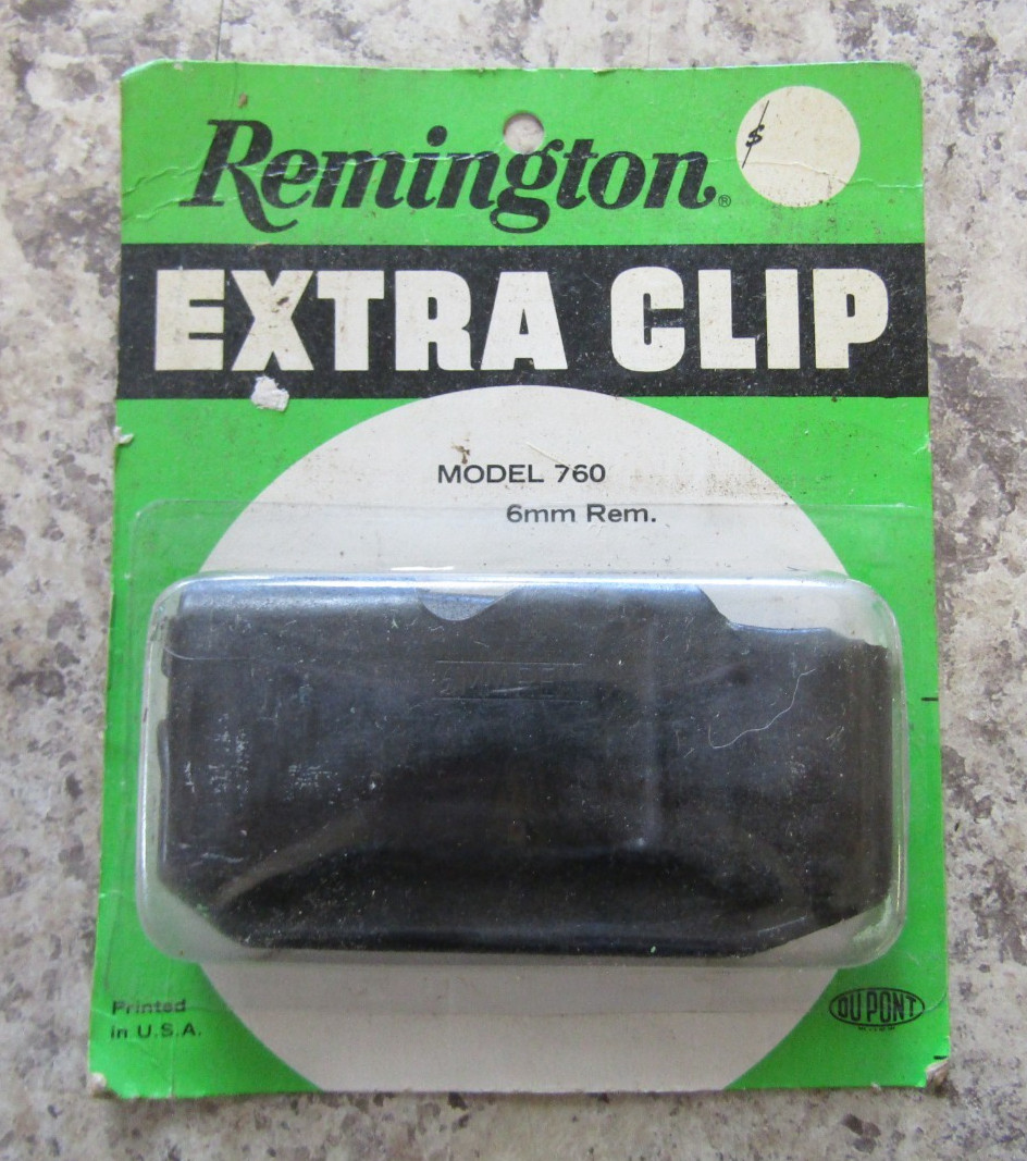 REMINGTON 760 Six 7600 SPT 76 MAGAZINE 6mm 4 Round FACTORY OEM NOS Metal Bottom