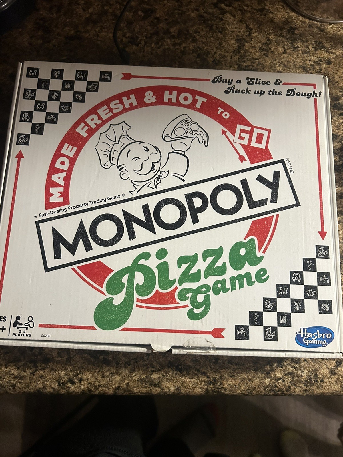 Monopoly Pizza Board Game - 100% Complete - 2018 Hasbro Monopoly Pizza Board Game - 100% Complete - 2018 Hasbro
