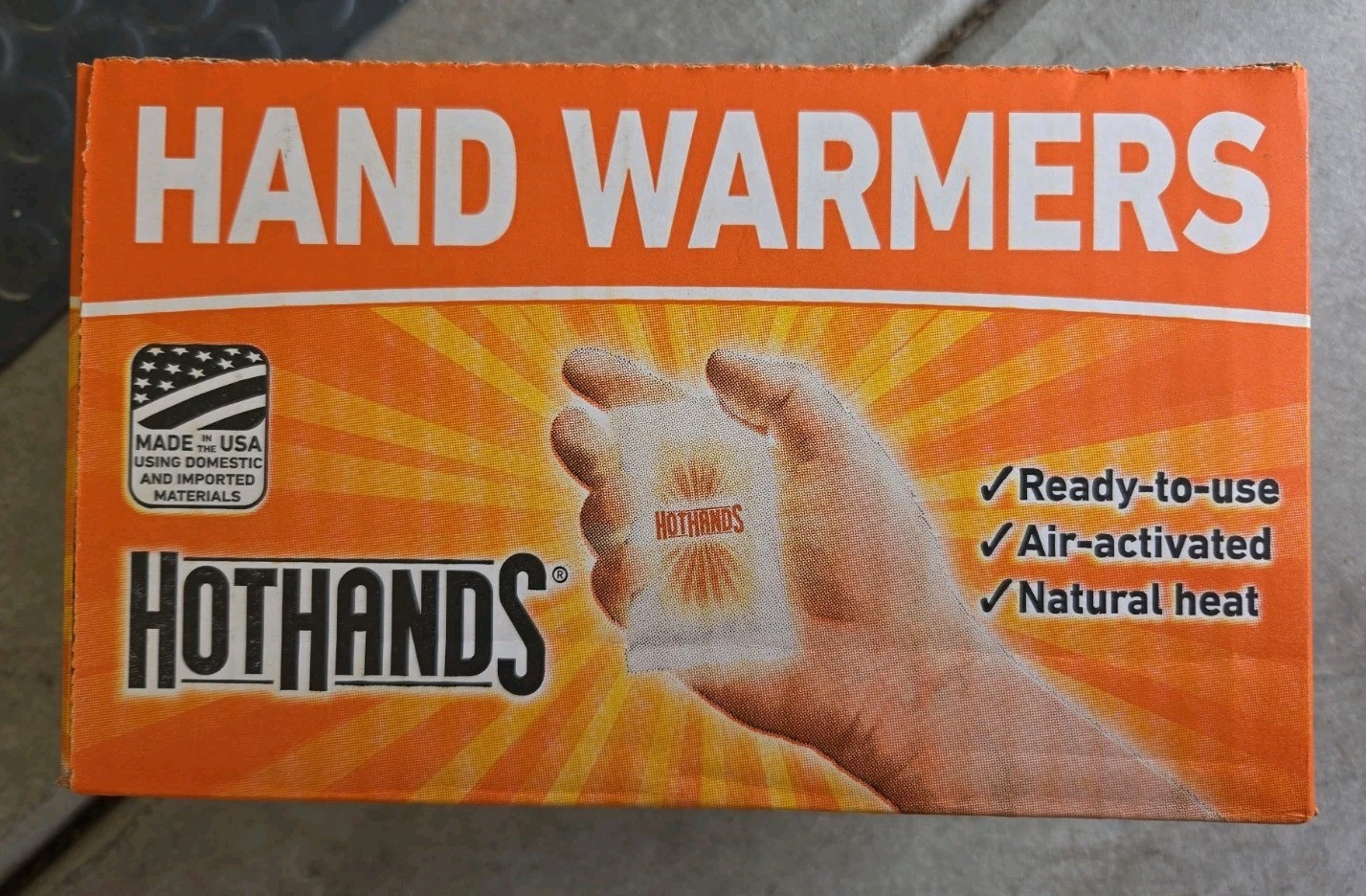 HotHands Hand Warmers 40 pairs (80 Warmers) Display Box Hot Hands