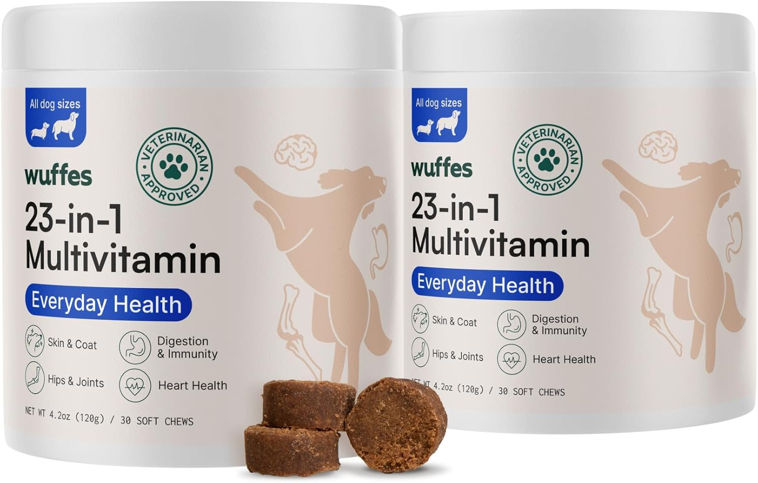 23-In-1 Dog Multivitamin Supplement for Hip & Joint, Skin & Coat and Immune Syst
