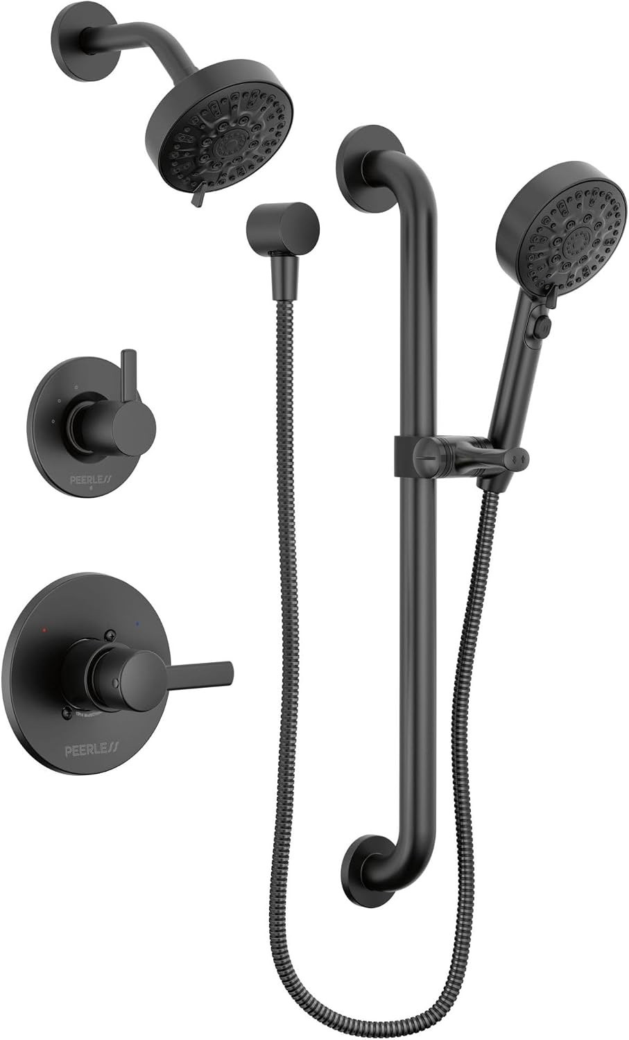 Peerless PTT24247 Precept Pressure Balanced Shower System with Shower Head NEW Peerless PTT24247 Precept Pressure Balanced Shower System with Shower Head NEW