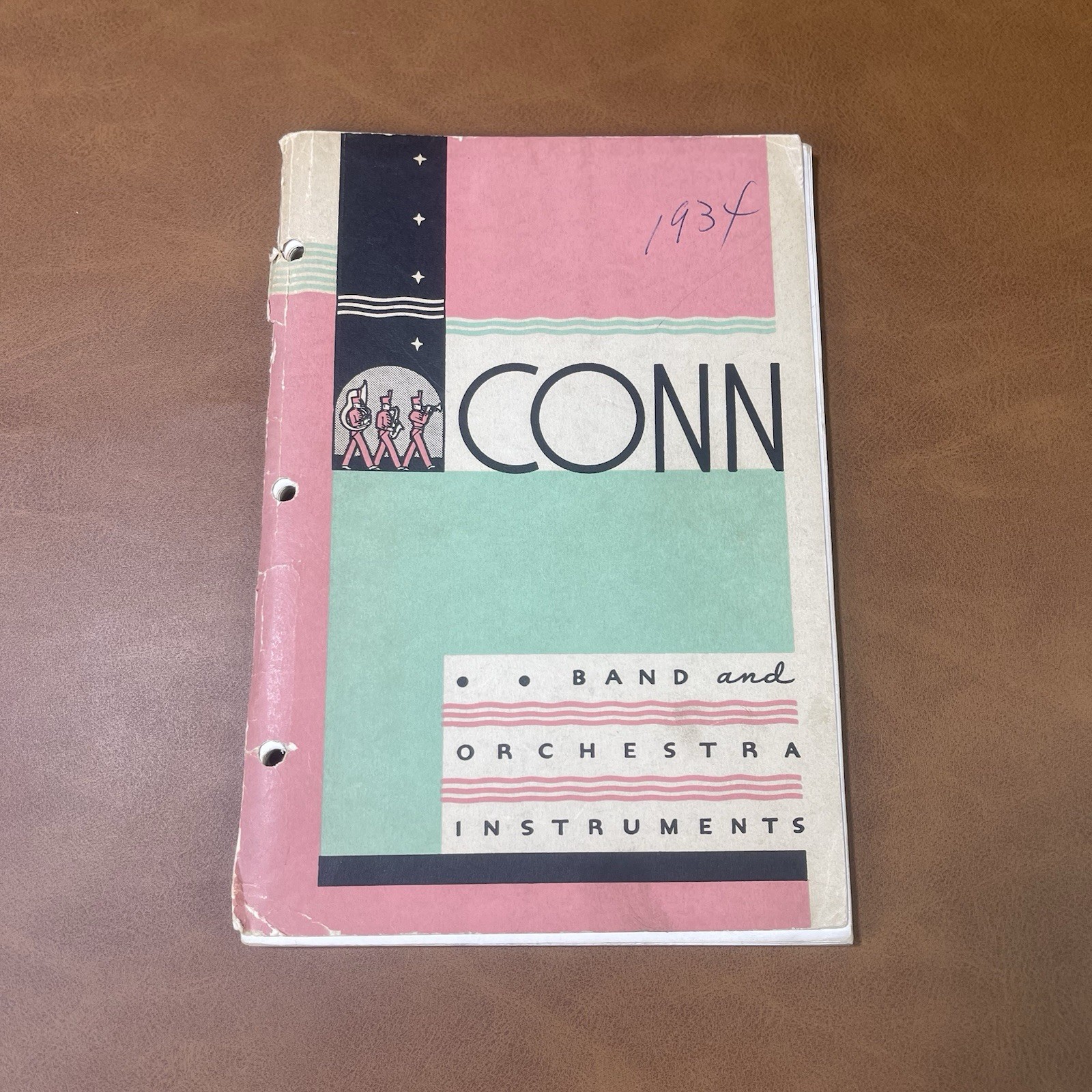 ANTIQUE 1934 CG CONN Band And Orchestra Instruments Catalog w Accessories Book ANTIQUE 1934 CG CONN Band And Orchestra Instruments Catalog w Accessories Book