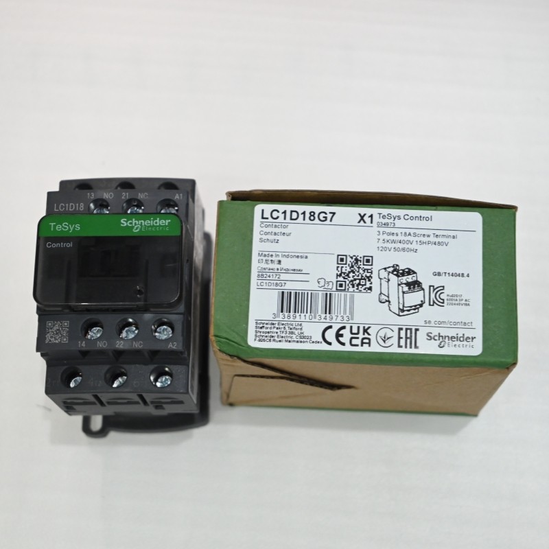 1PC LC1D18G7 LC1D18BD LC1D18M7 Schneider New Contactor US Stock