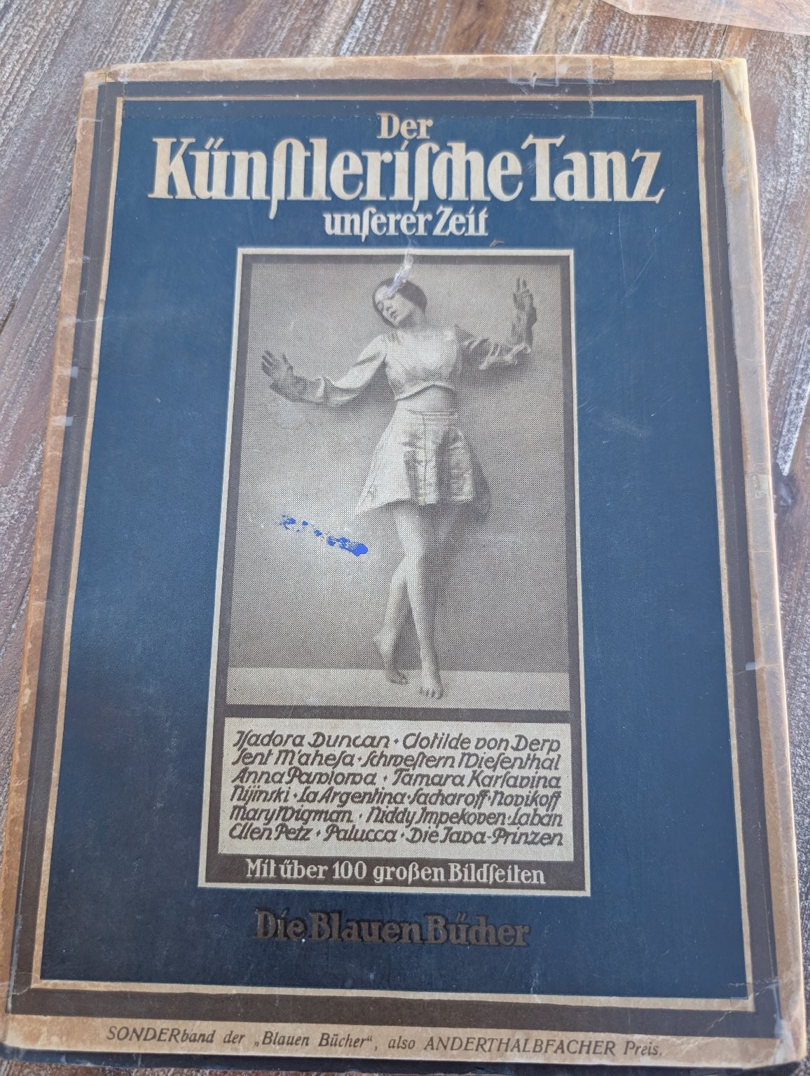 Der Künstlerische Tanz unserer Zeit Aubel 1928 Illustrated Dance Blauen Bücher