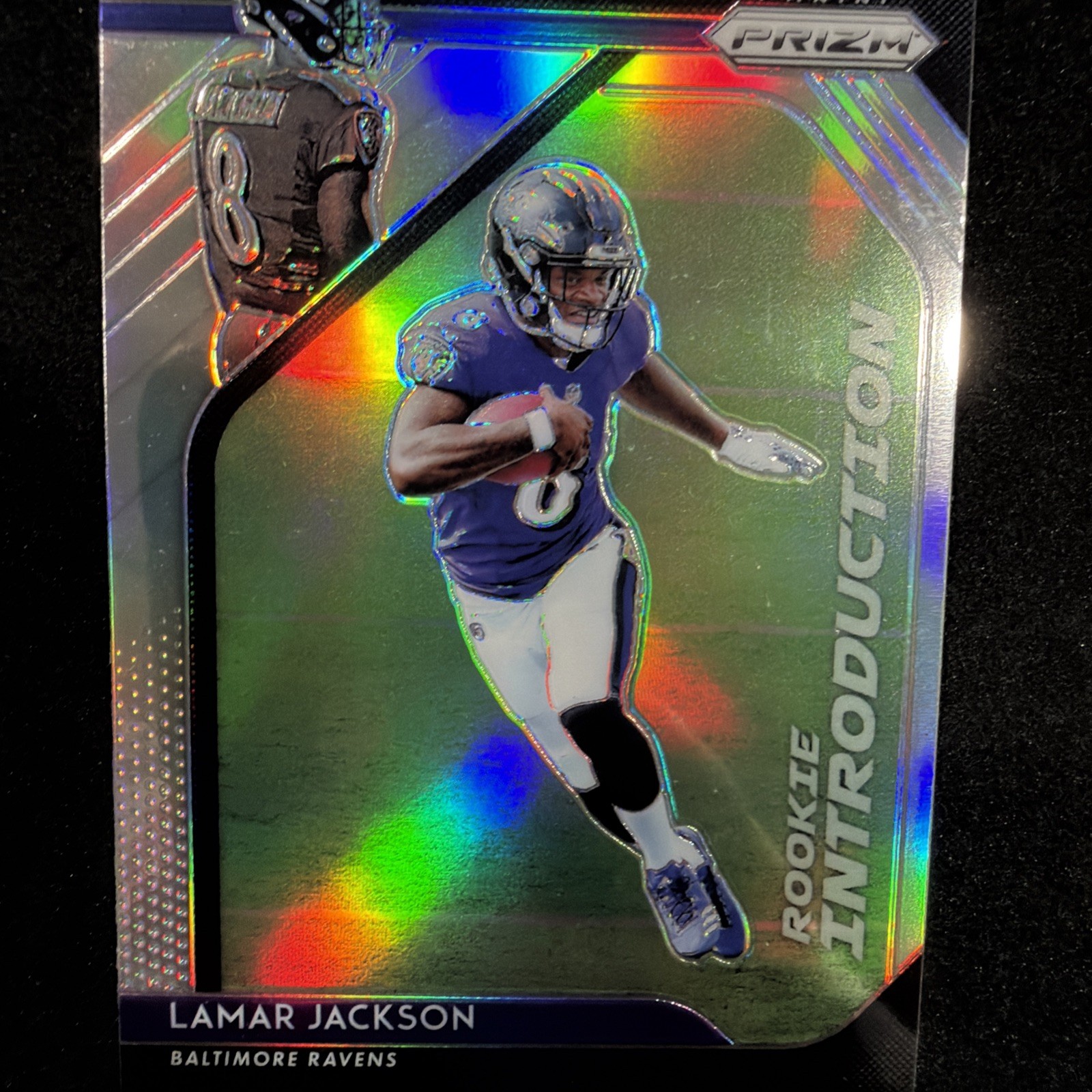 2018 Panini Prizm - Rookie Introduction Lamar Jackson #RI-12 (RC)