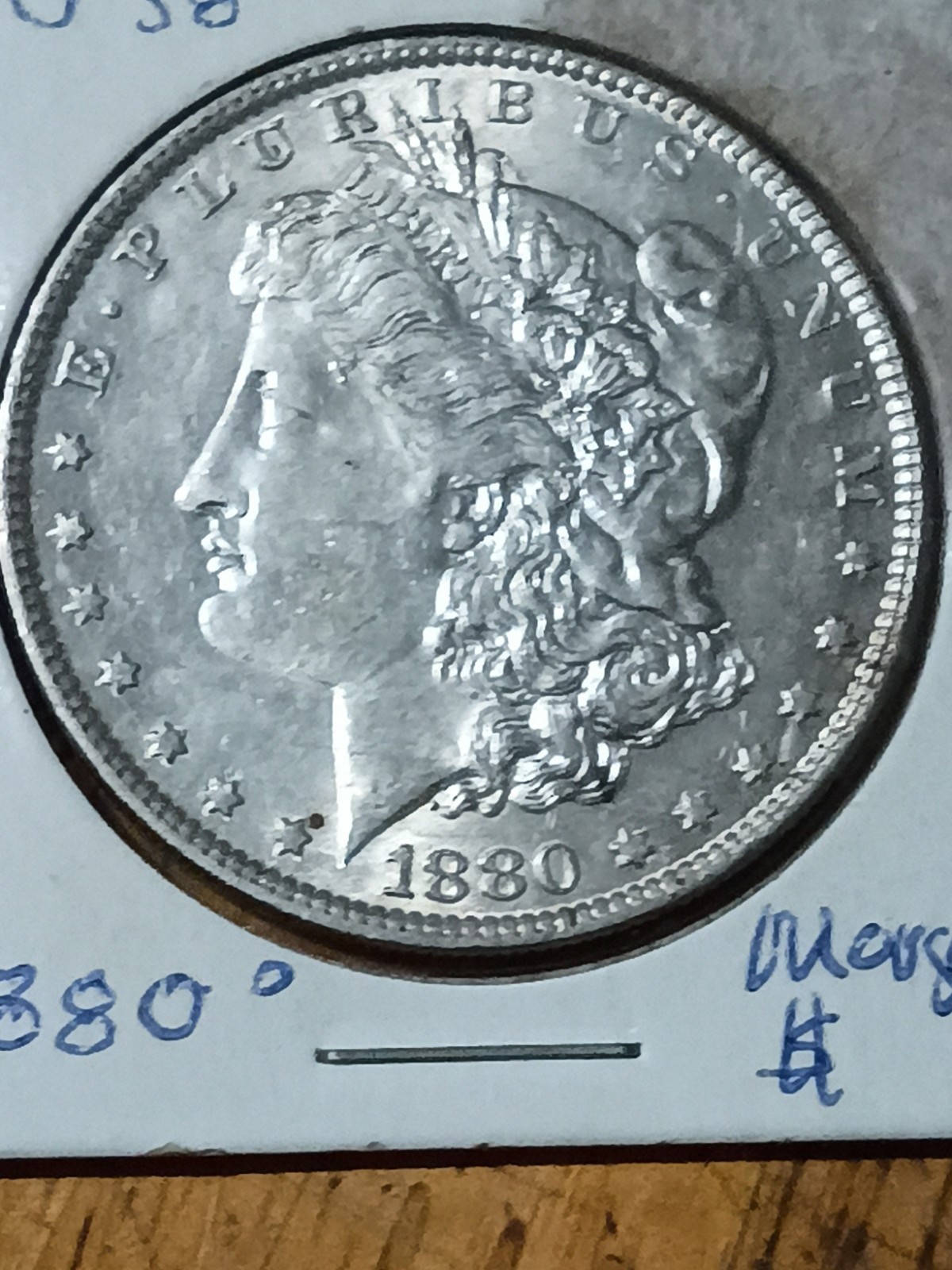 1880-O Silver Morgan Dollar - Scarce  High Grade  Lustrous  No Reserve  