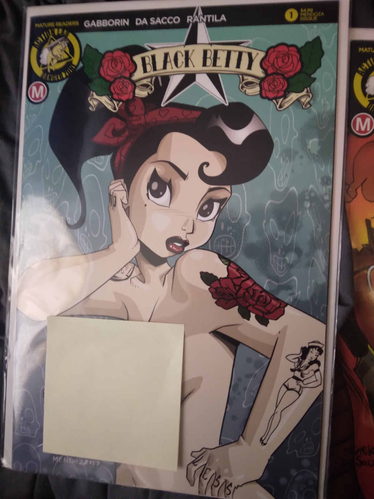 Black Betty #1 Risque Dan Mendoza Variant Action Lab Comics Black Betty #1 Risque Dan Mendoza Variant Action Lab Comics