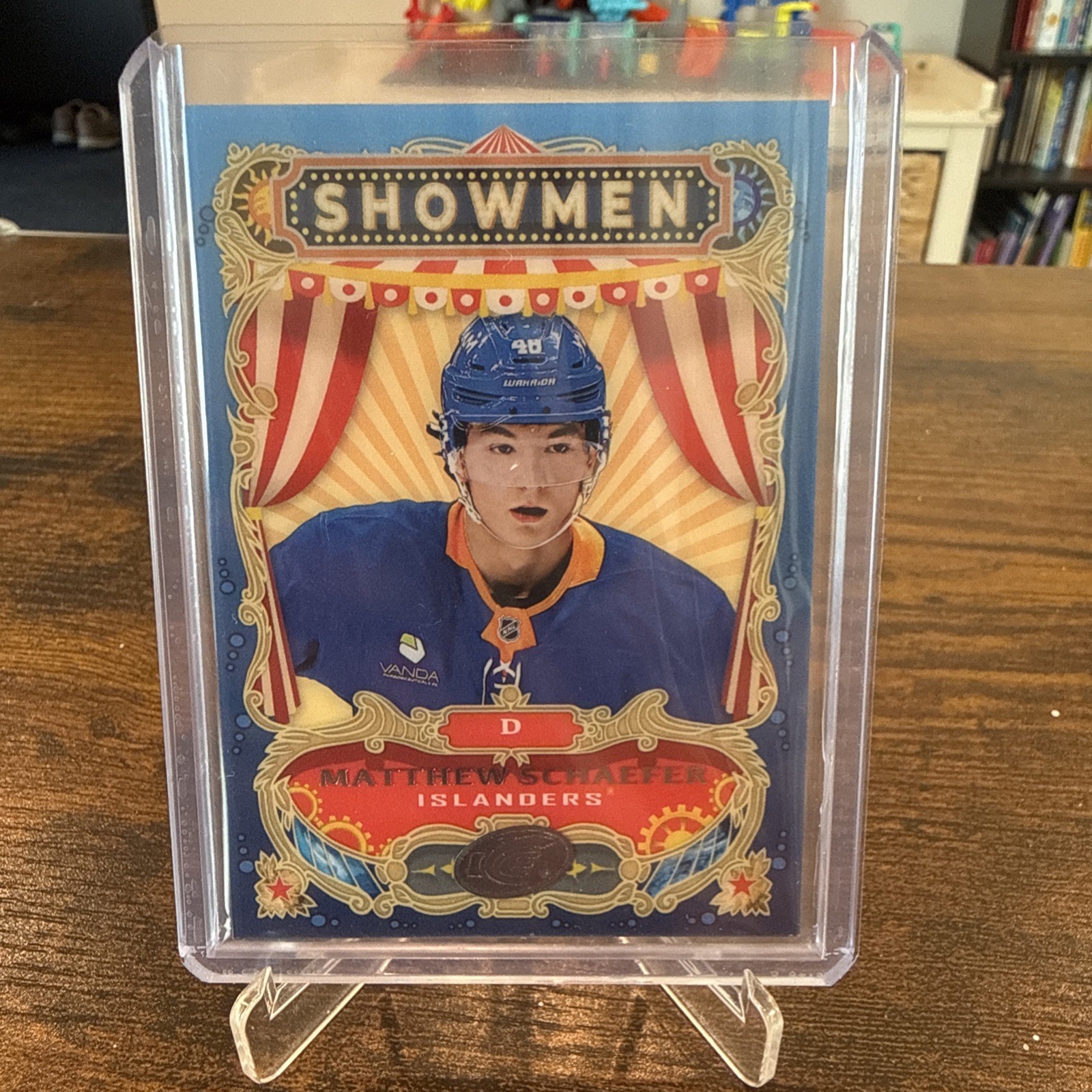 2025-26 Upper Deck Ice Showmen Rookie Matthew Schaefer SM-25
