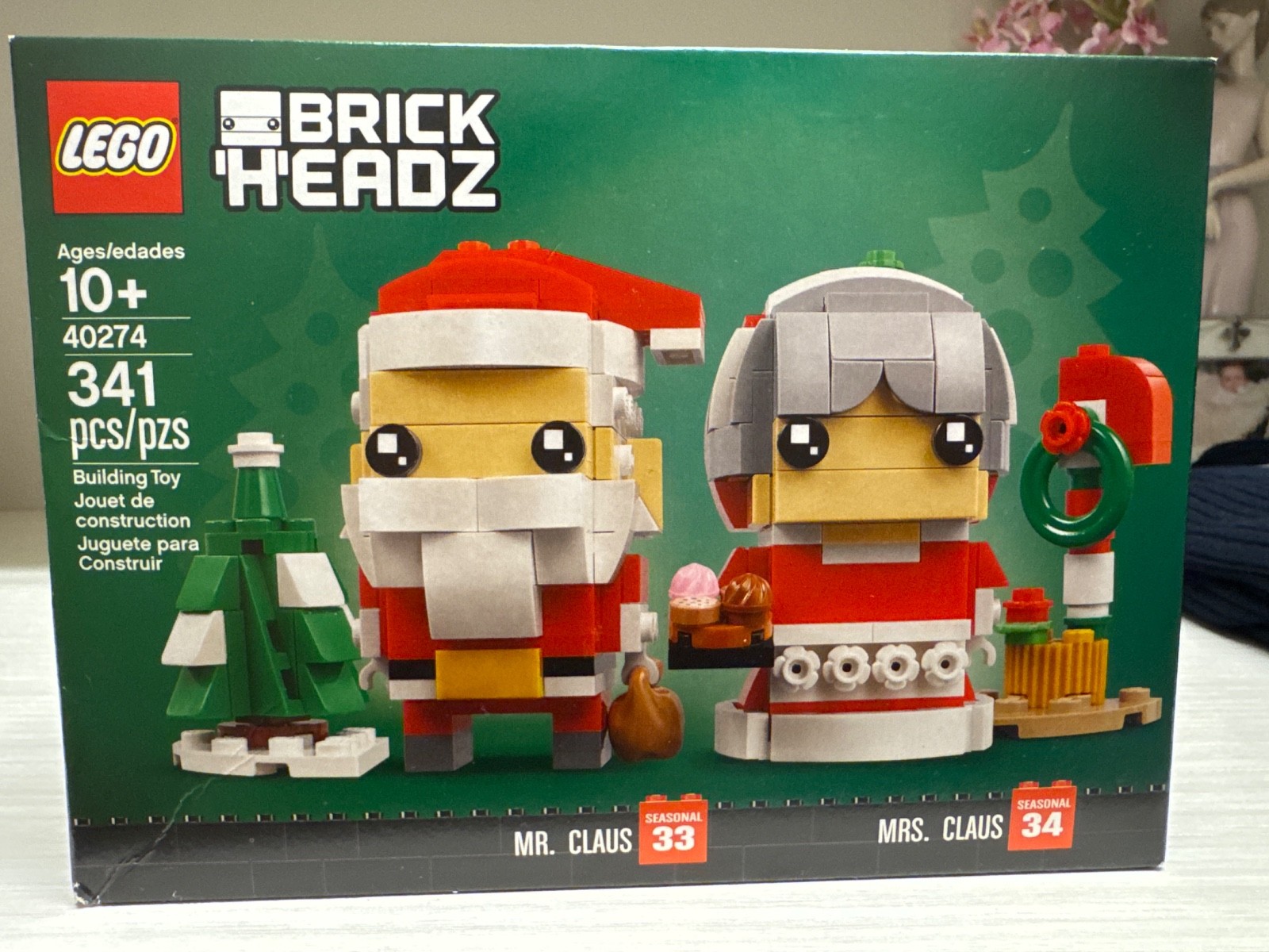 LEGO BRICKHEADZ: Mr. & Mrs. Claus (40274) LEGO BRICKHEADZ: Mr. & Mrs. Claus (40274)
