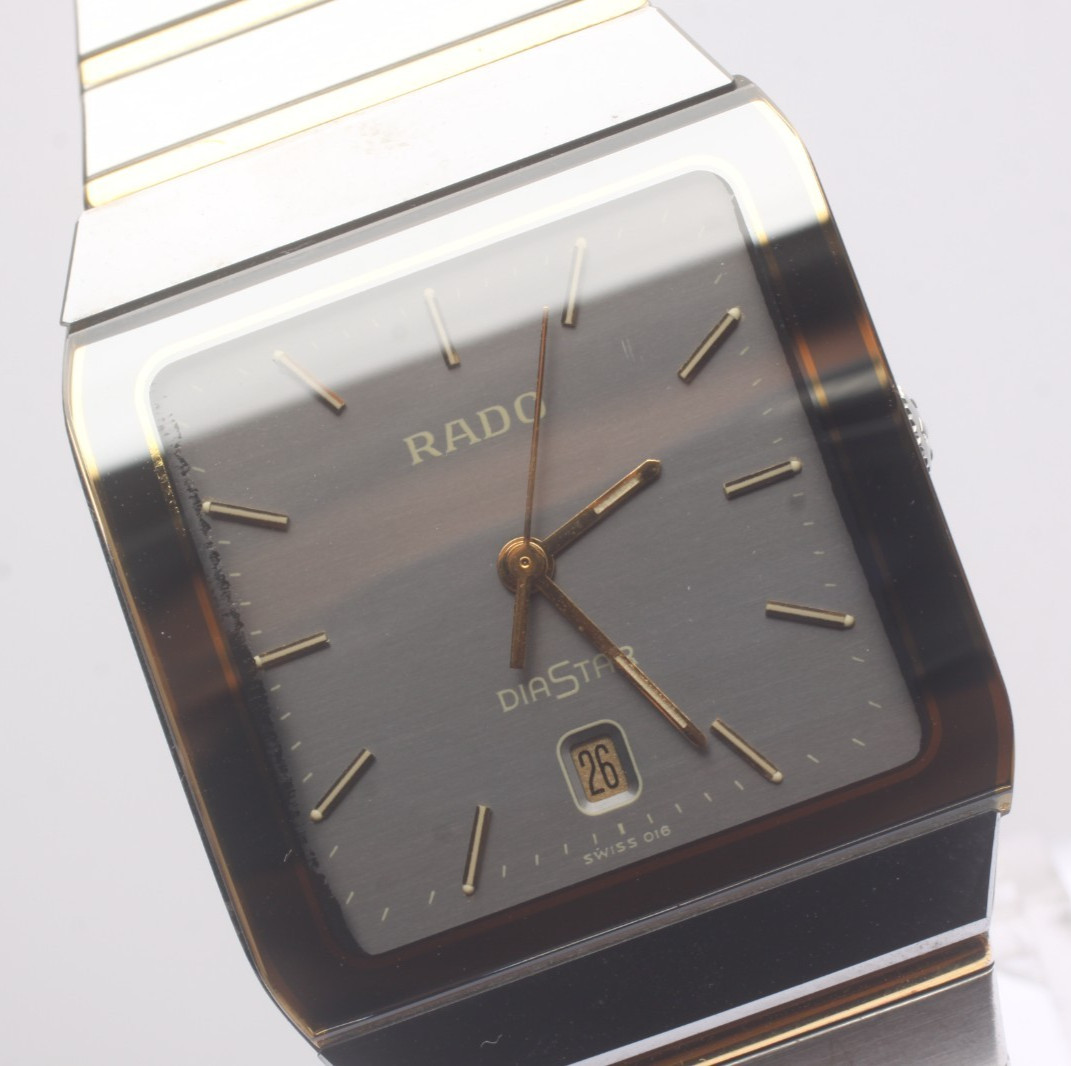 [Near MINT] RADO DIASTAR 129.0266.3 Gray Dial 28mm Quartz Unisex Watch JAPAN