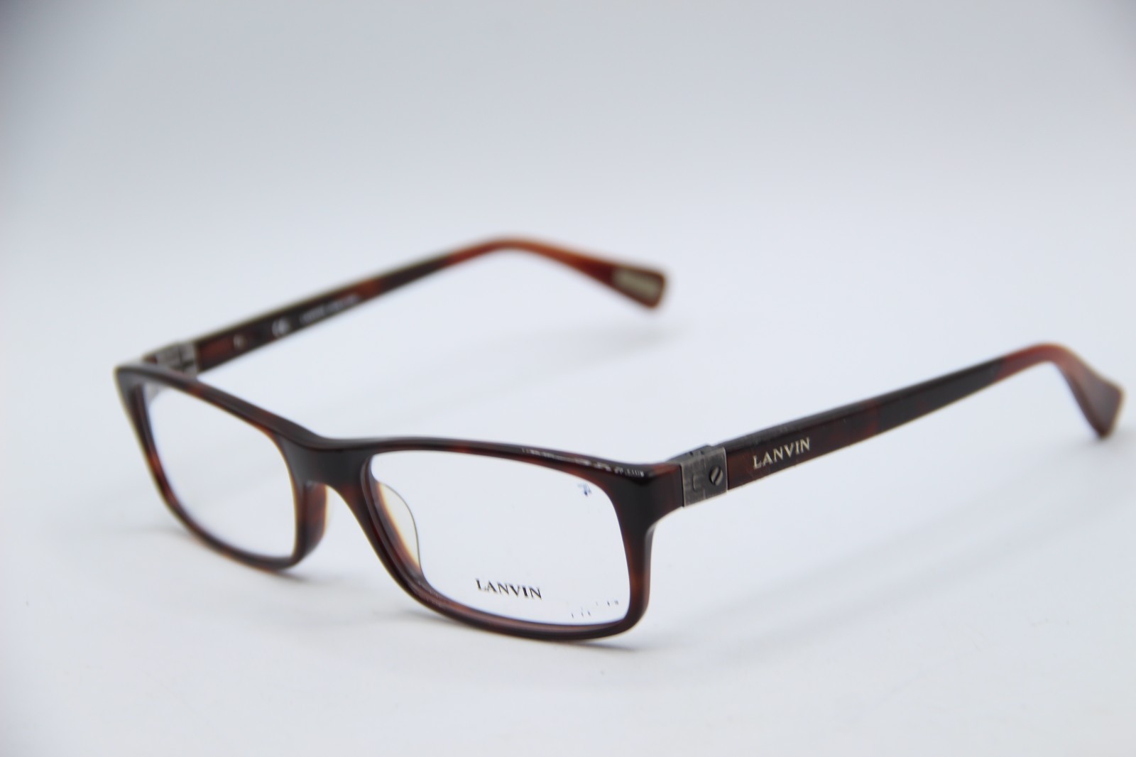 NEW LANVIN VLN 525 COL. 0742 HAVANA AUTHENTIC FRAMES EYEGLASSES 55-18