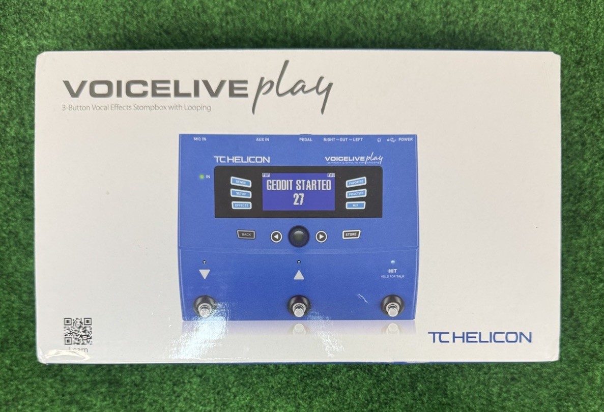 TC Helicon VoiceLive Play Vocal Effects Pedal Ships ASAP TC Helicon VoiceLive Play Vocal Effects Pedal Ships ASAP