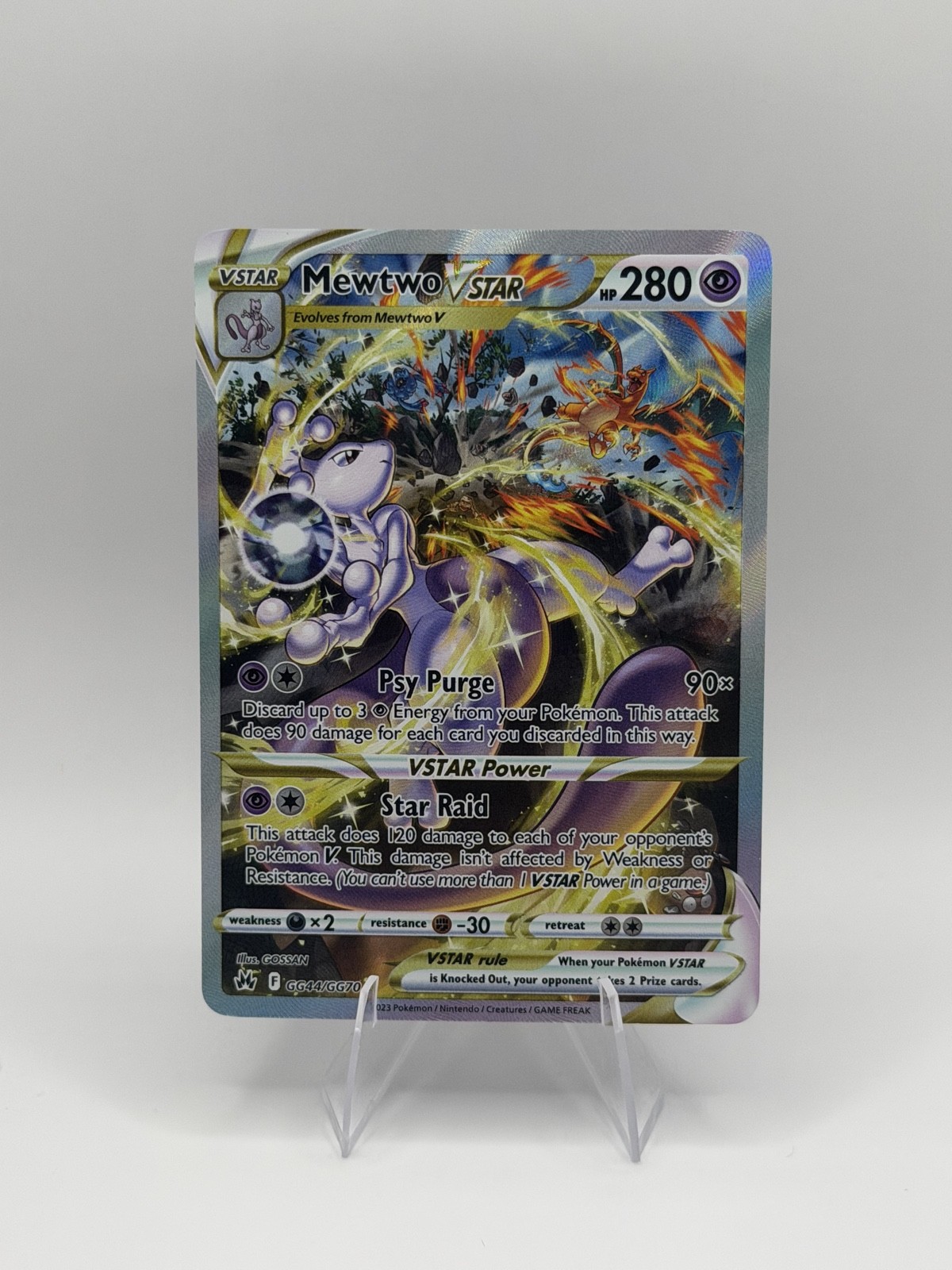 Mewtwo VSTAR GG44/GG70 SWSH: Crown Zenith: Galarian Gallery Holo
