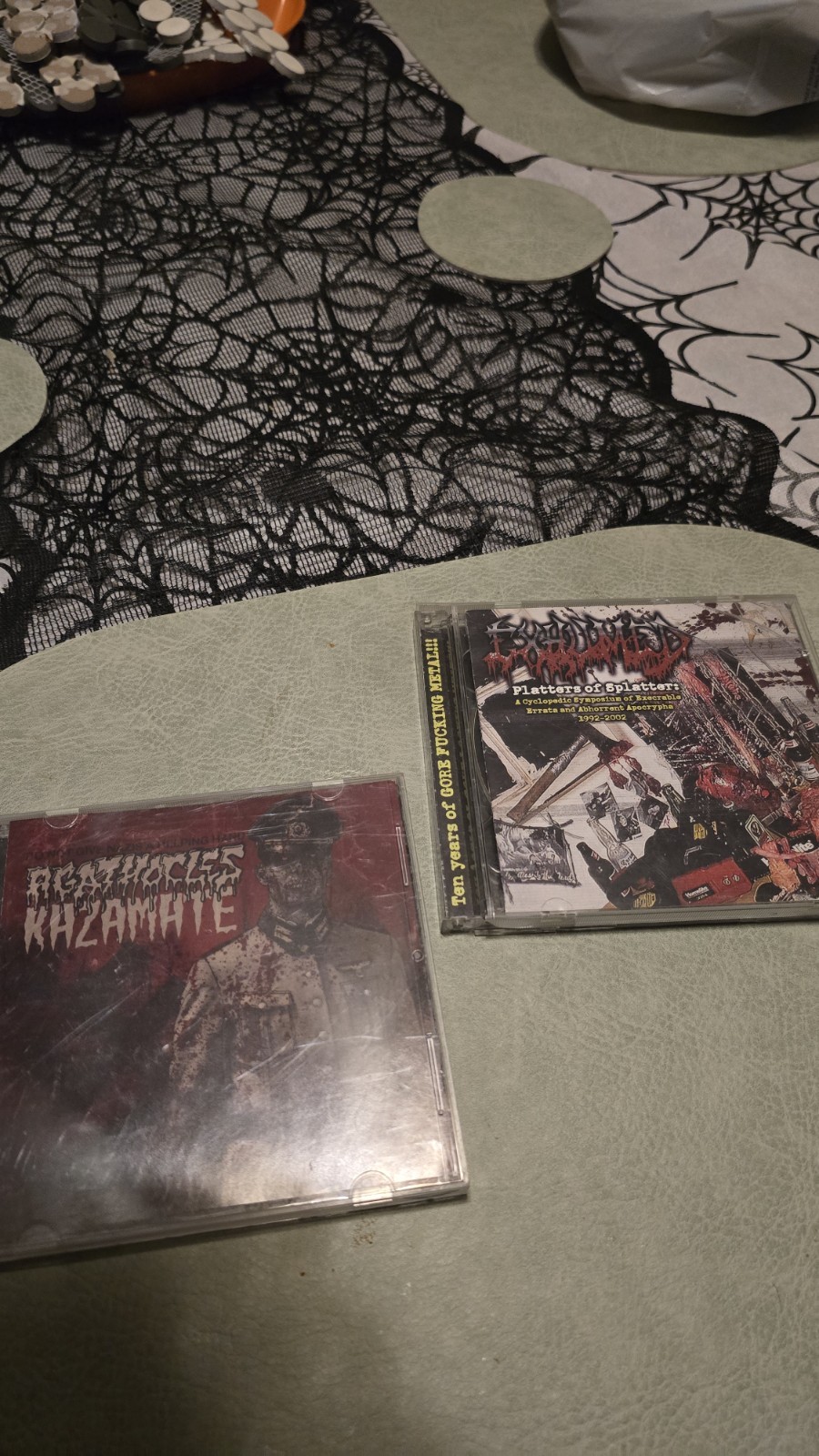 Exhumed / Agathocles Gore Fucking Metal Platters of Splatter CD 1992-2002 Jewel Exhumed / Agathocles Gore Fucking Metal Platters of Splatter CD 1992-2002 Jewel